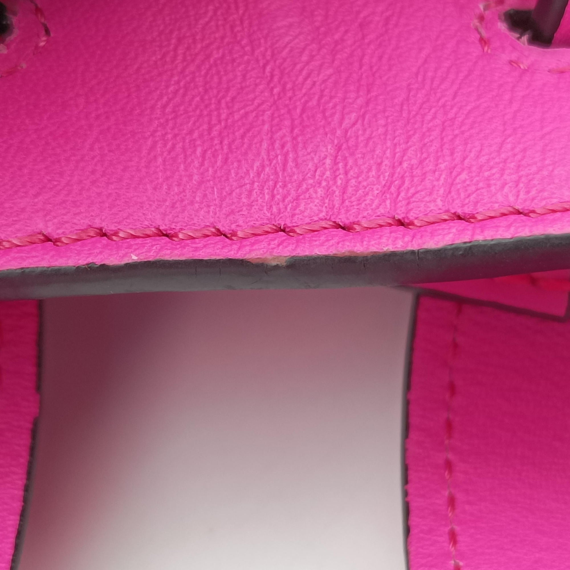Pre-owned Loewe Hammock Rose×white Leather  shoulderbag | stylenewstar