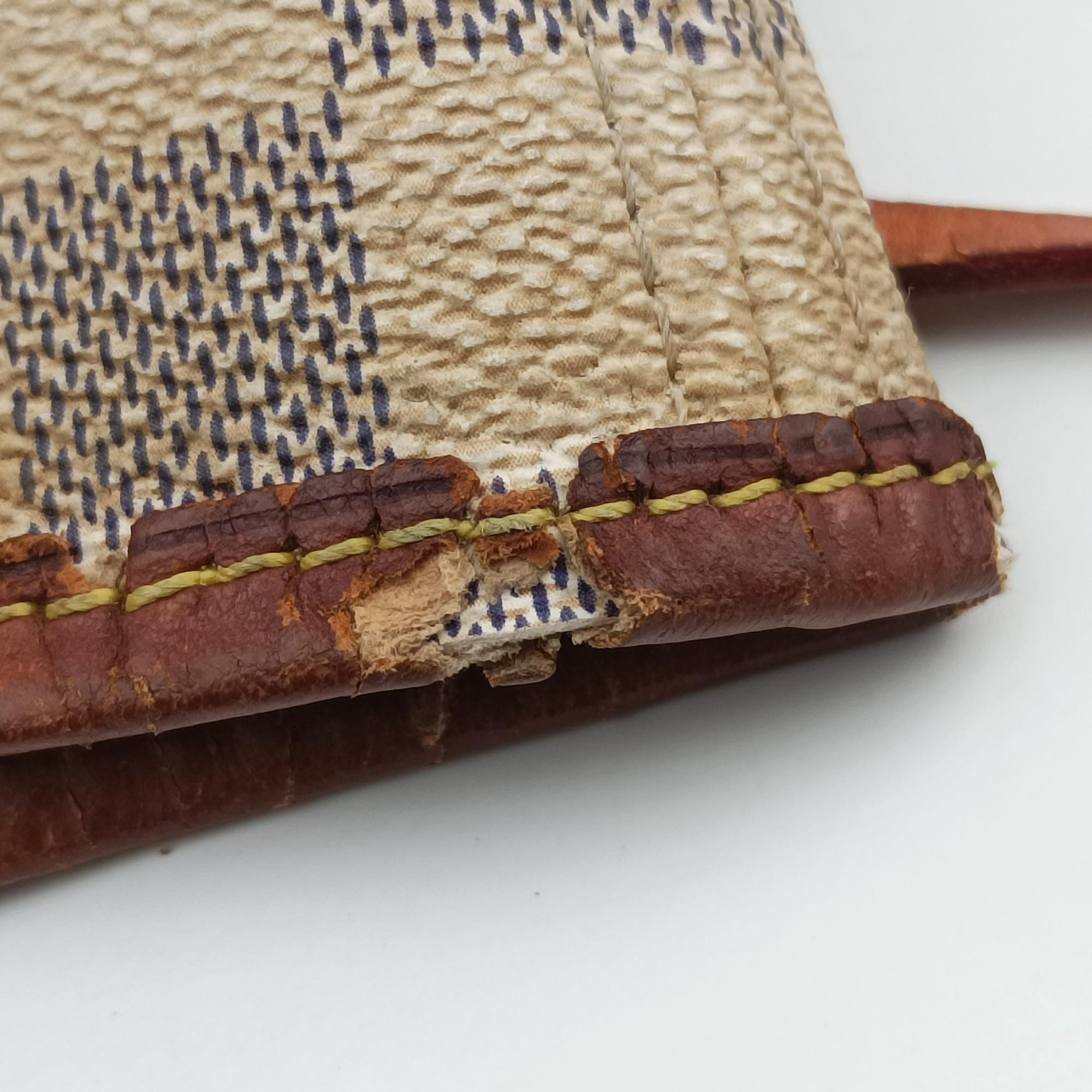 Pre-owned Louis Vuitton Neverfull MM Azur Damier Canvas N51107 handbag | stylenewstar