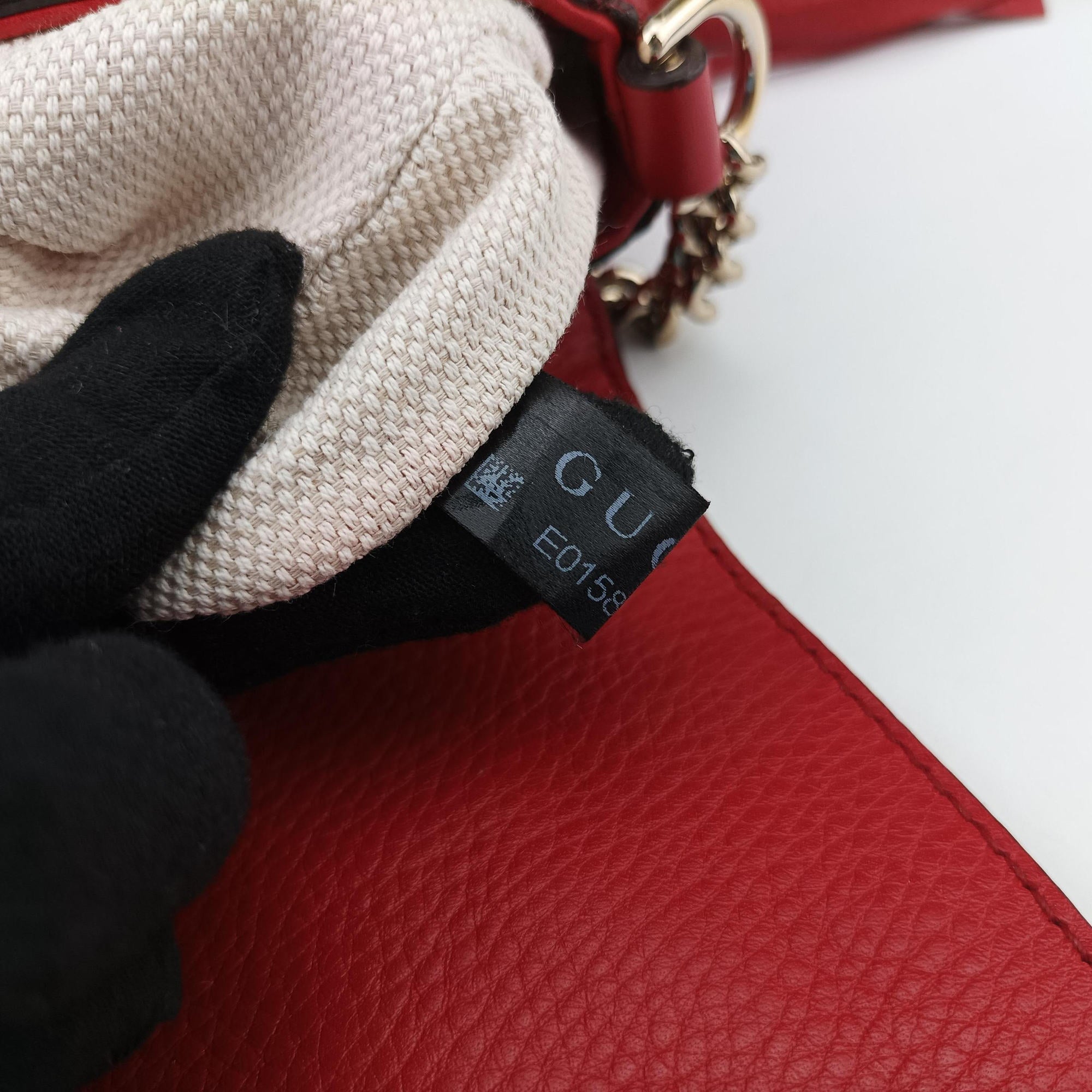 Secondhand Gucci Soho Red Leather 323190 shoulderbag | stylenewstar