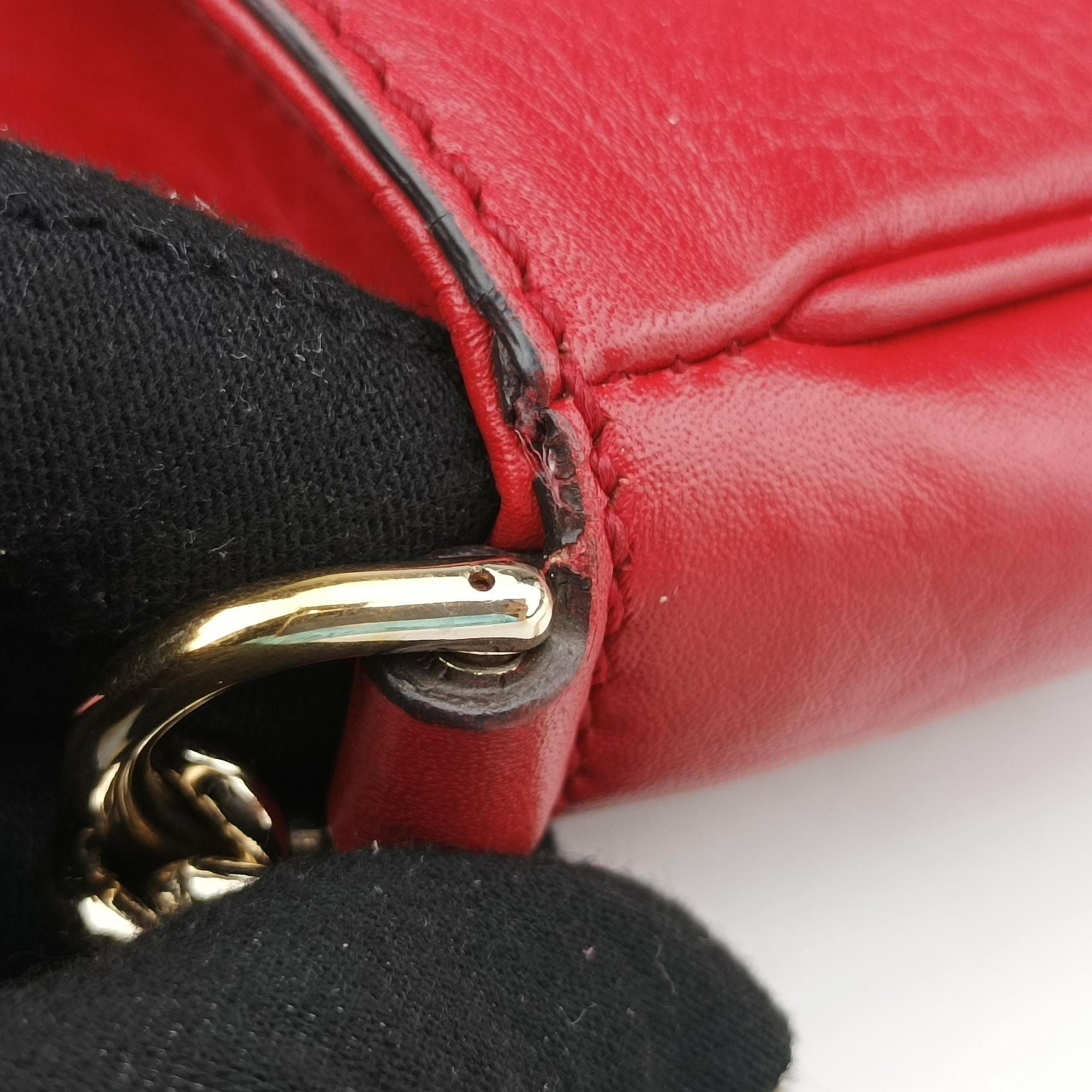 Secondhand Gucci Soho Red Leather 323190 shoulderbag | stylenewstar