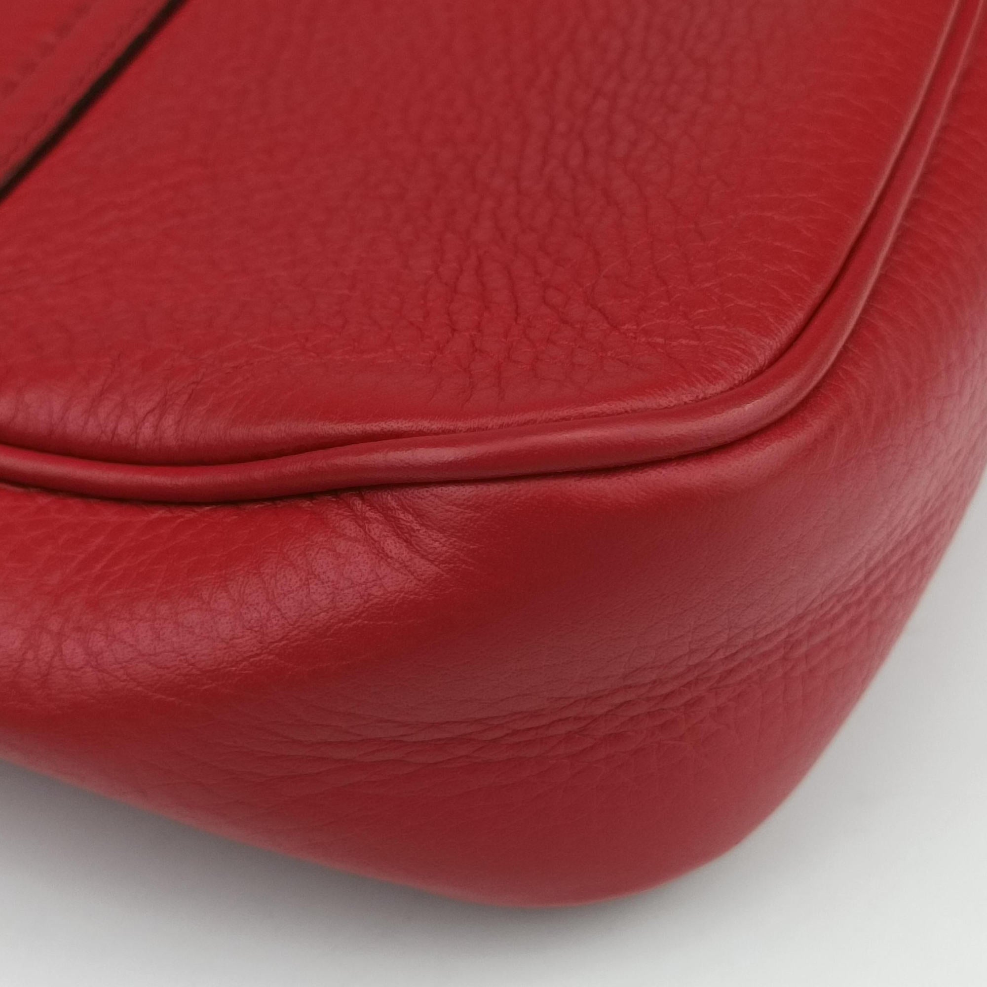 Secondhand Gucci Soho Red Leather 323190 shoulderbag | stylenewstar