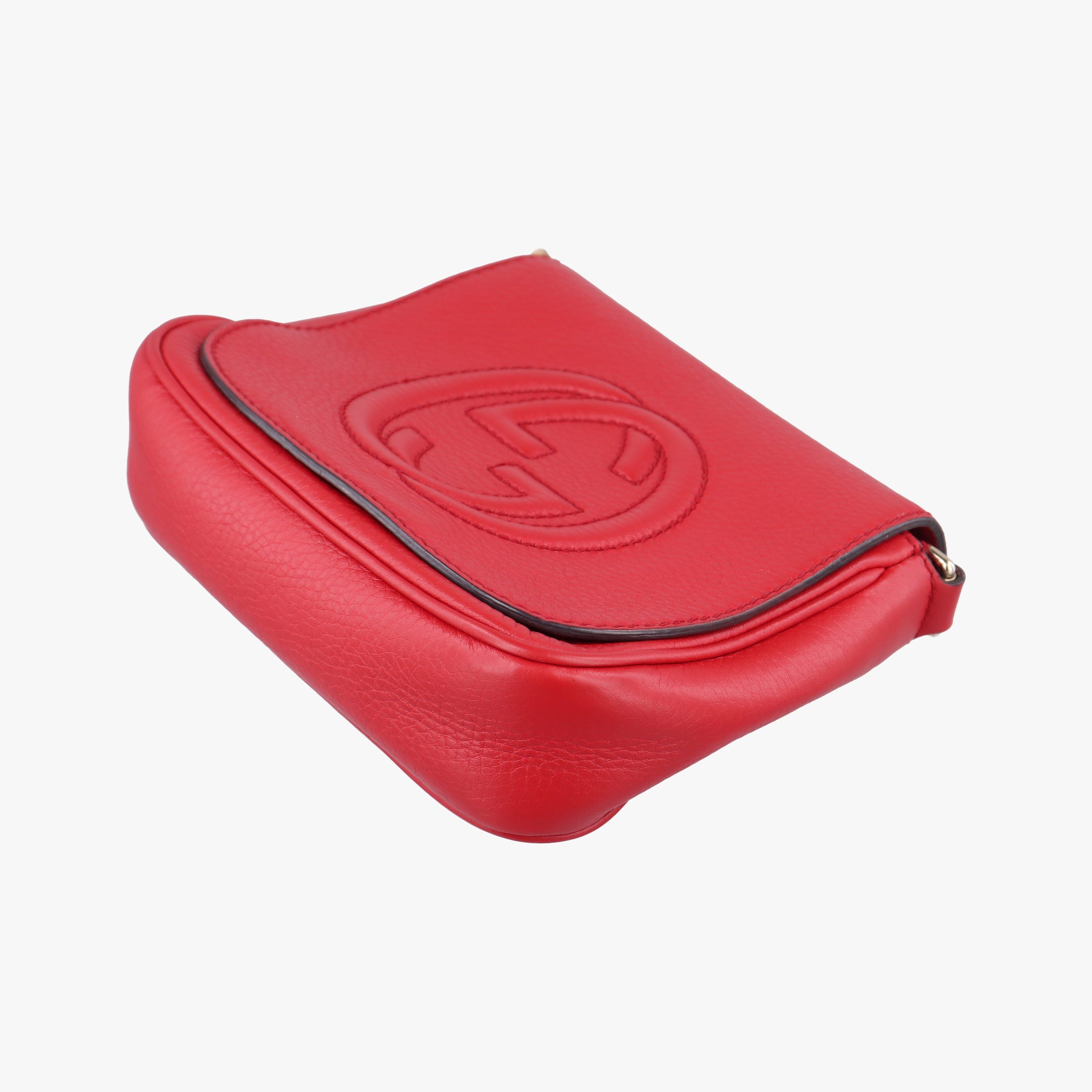 Secondhand Gucci Soho Red Leather 323190 shoulderbag | stylenewstar