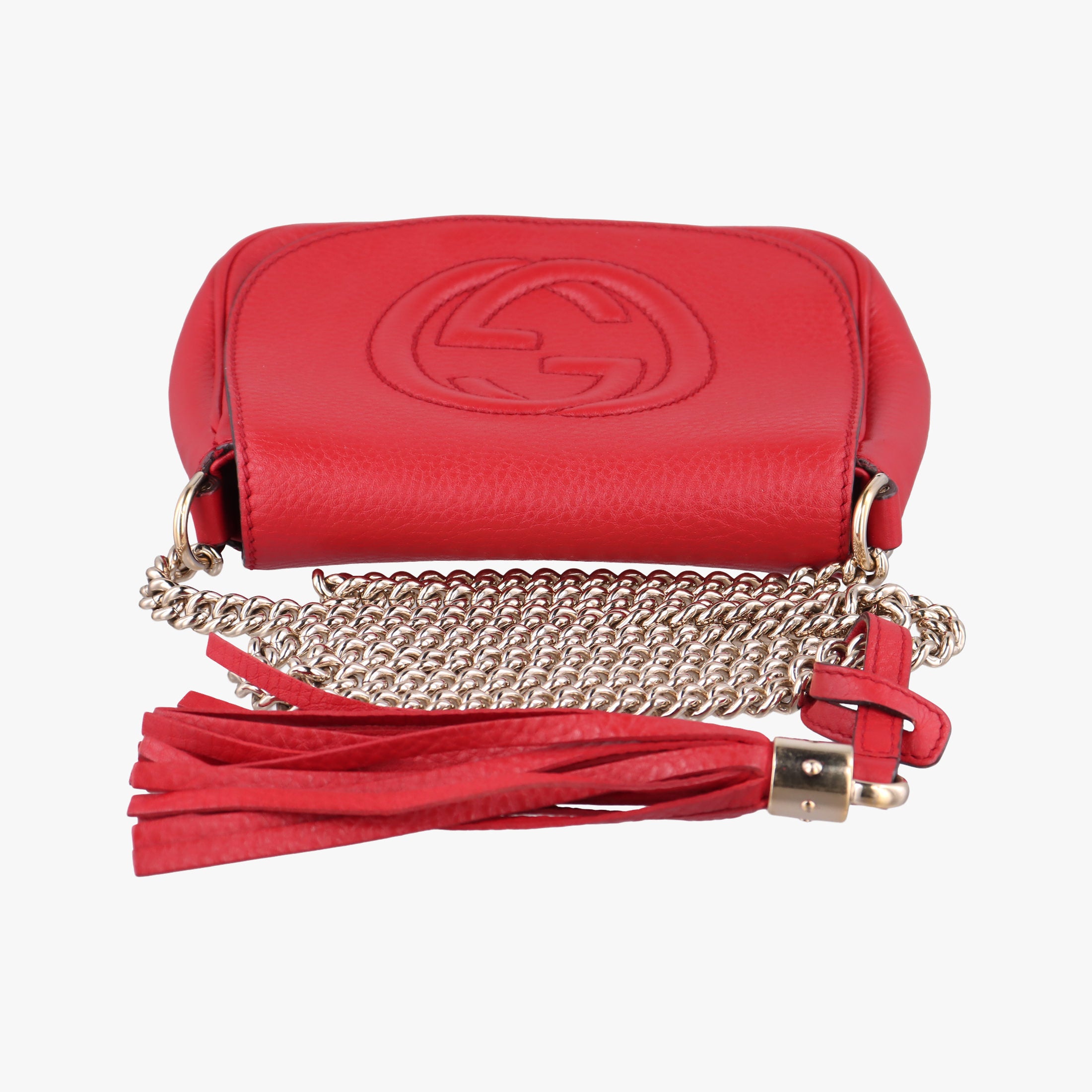Secondhand Gucci Soho Red Leather 323190 shoulderbag | stylenewstar