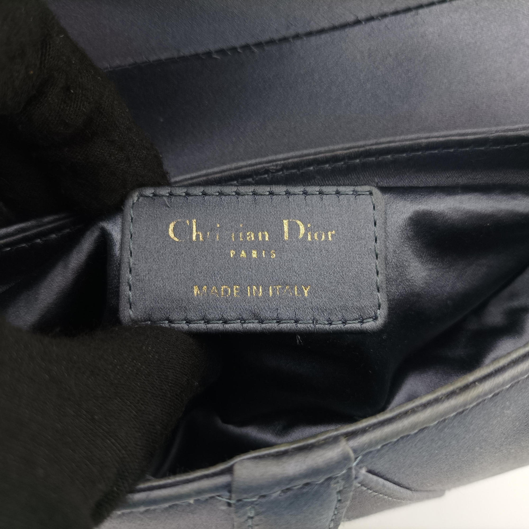 Pre-owned Christian Dior Saddle Purple silk  handbag | stylenewstar
