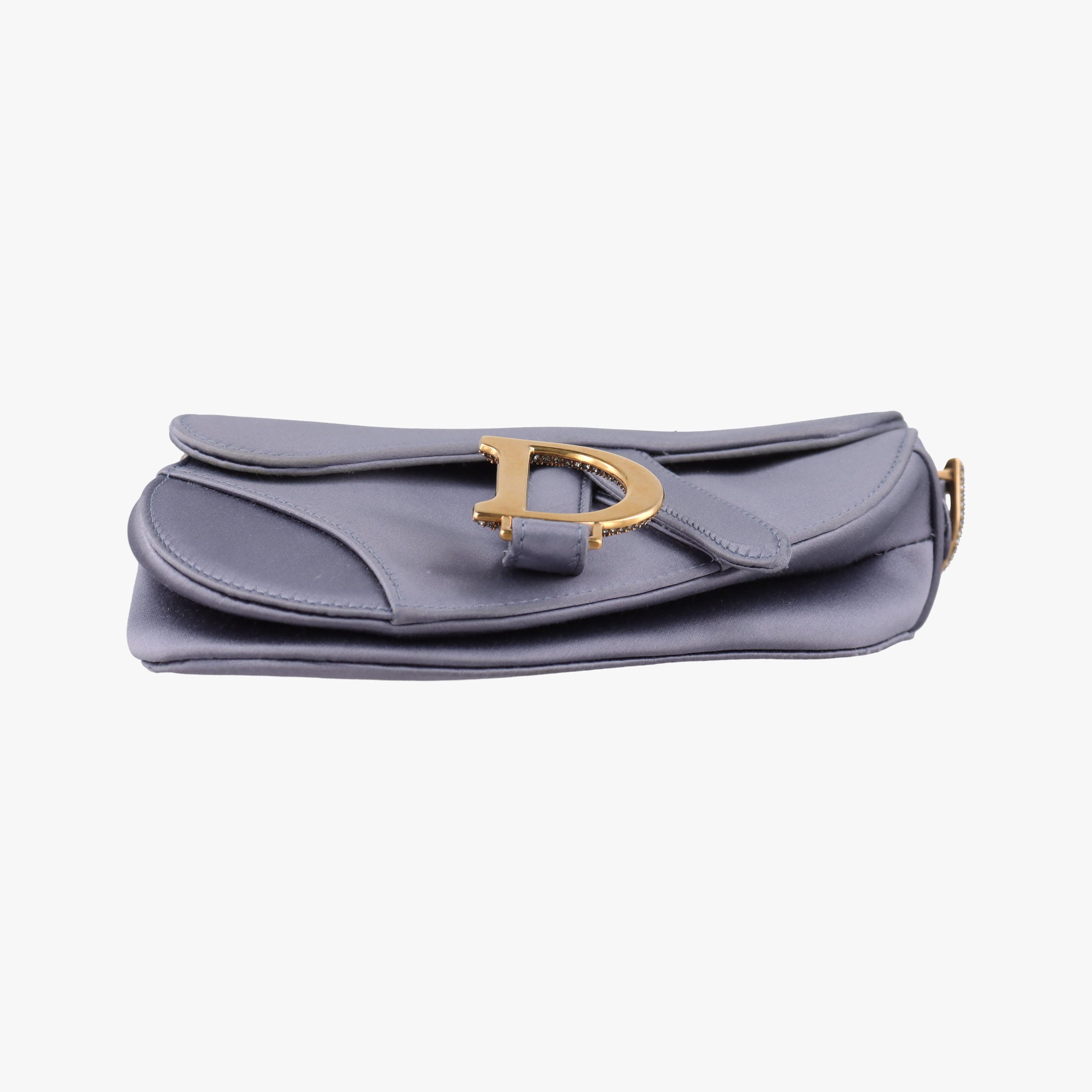 Pre-owned Christian Dior Saddle Purple silk  handbag | stylenewstar
