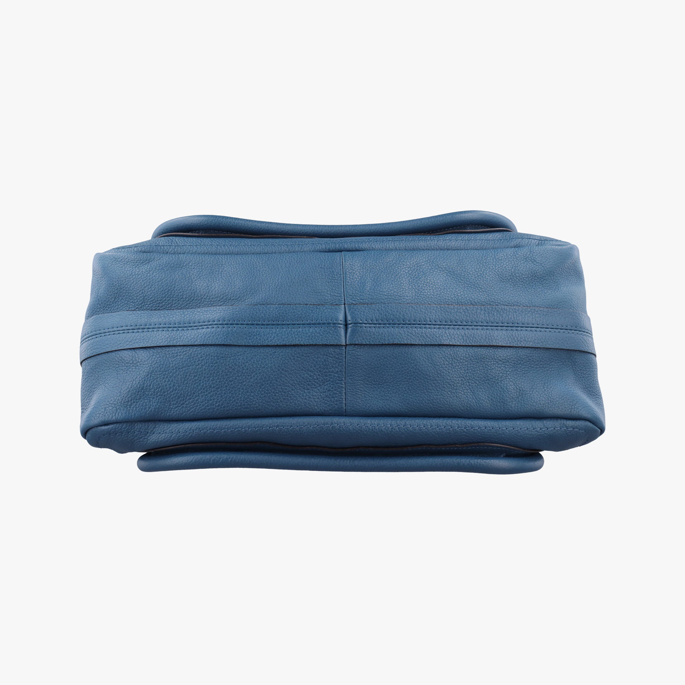 Pre-owned Chloe Paraty Blue Leather  shoulderbag | stylenewstar