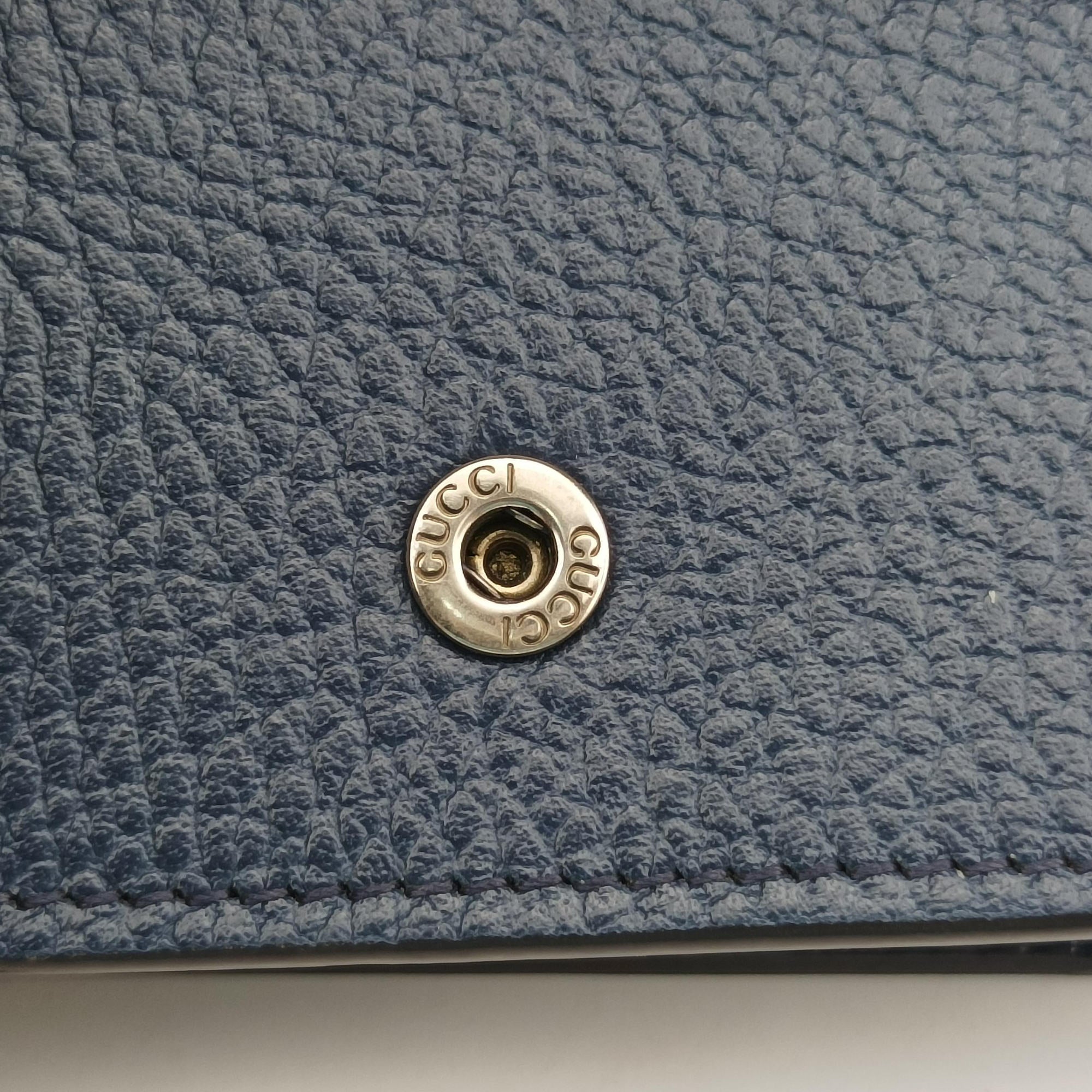 Pre-owned Gucci Dionysus Blue Leather 476432 shoulderbag | stylenewstar