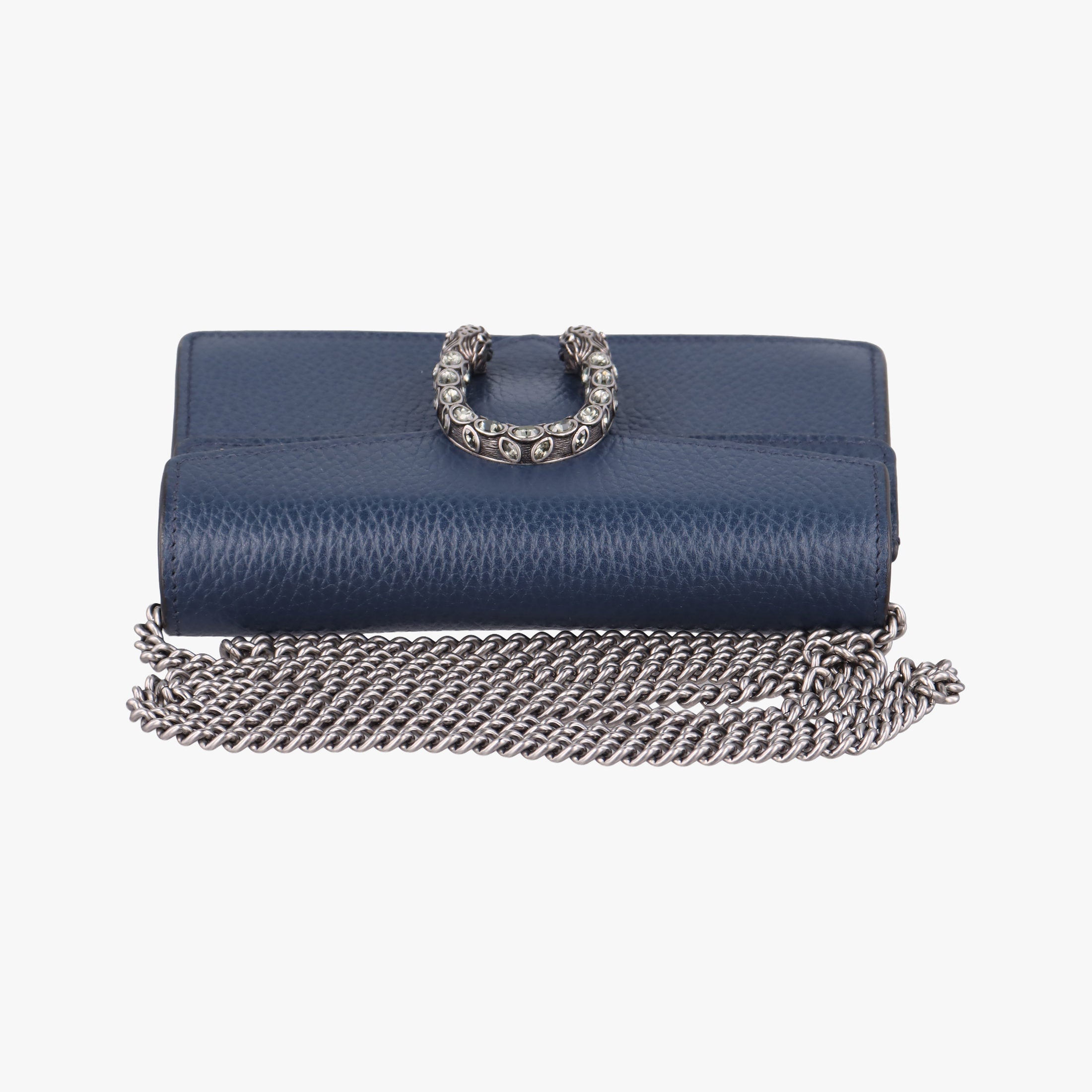 Pre-owned Gucci Dionysus Blue Leather 476432 shoulderbag | stylenewstar