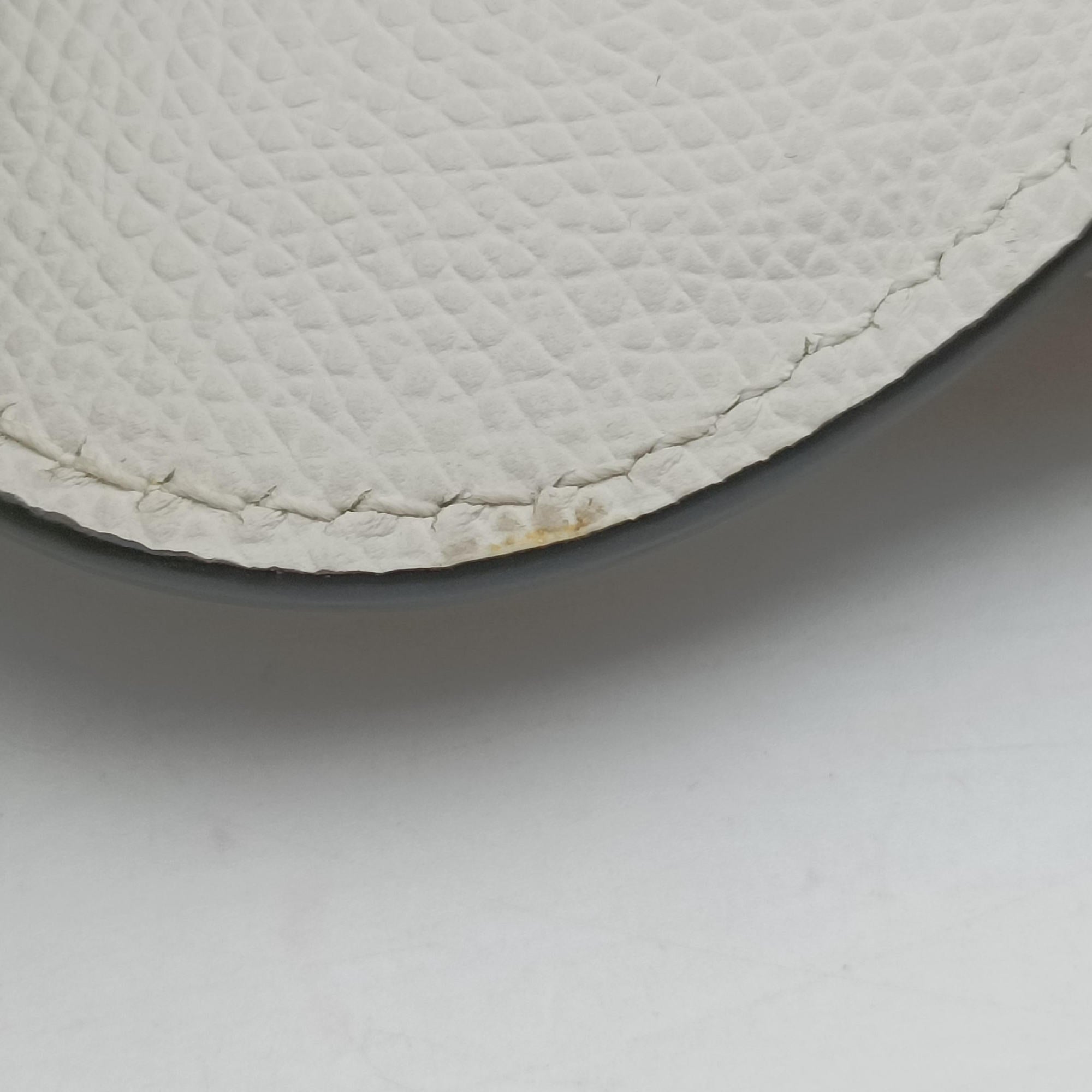 Pre-owned Christian Dior Saddle White Leather  handbag | stylenewstar