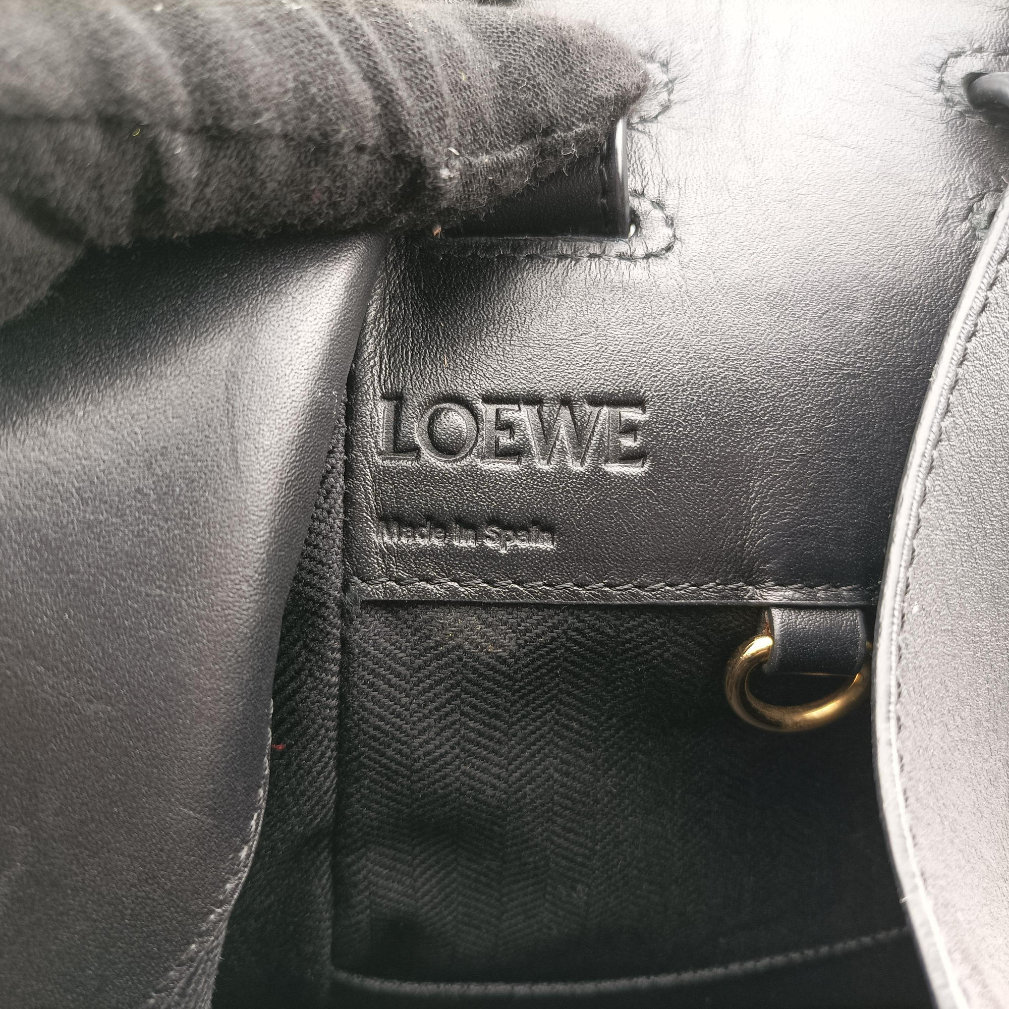 Pre-owned Loewe Hammock Brown x Multicolour ponyhair  shoulderbag | stylenewstar