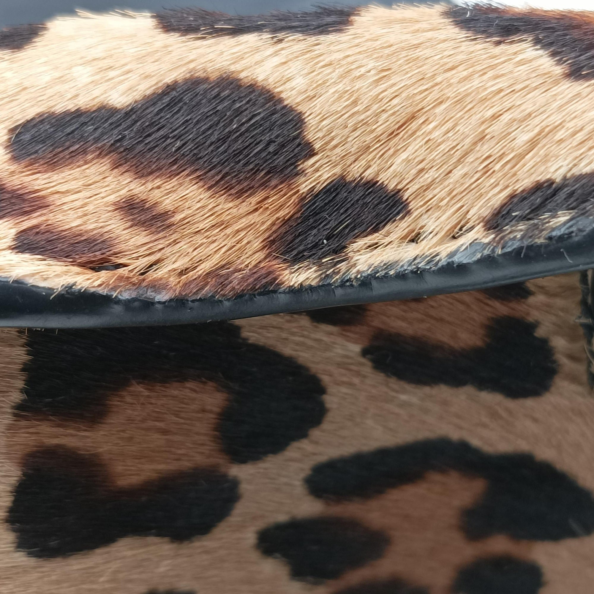 Pre-owned Loewe Hammock Brown x Multicolour ponyhair  shoulderbag | stylenewstar