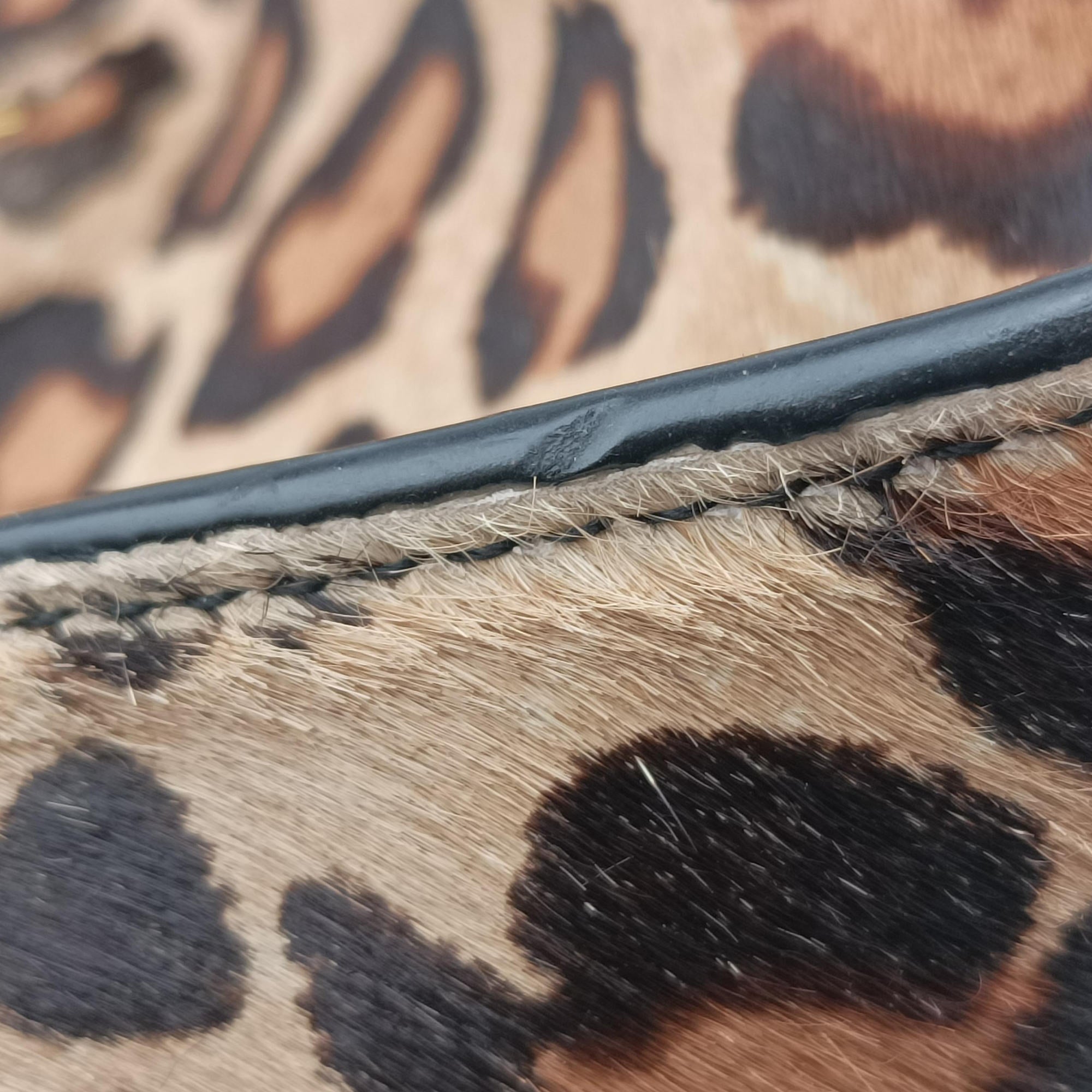 Pre-owned Loewe Hammock Brown x Multicolour ponyhair  shoulderbag | stylenewstar