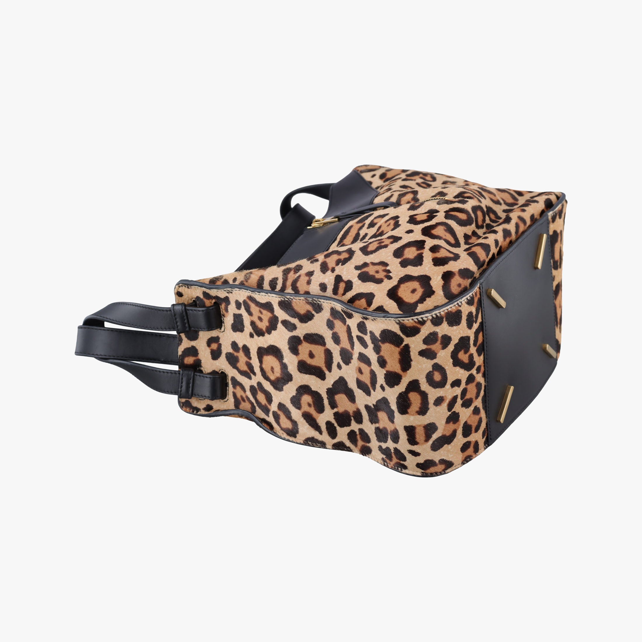 Pre-owned Loewe Hammock Brown x Multicolour ponyhair  shoulderbag | stylenewstar