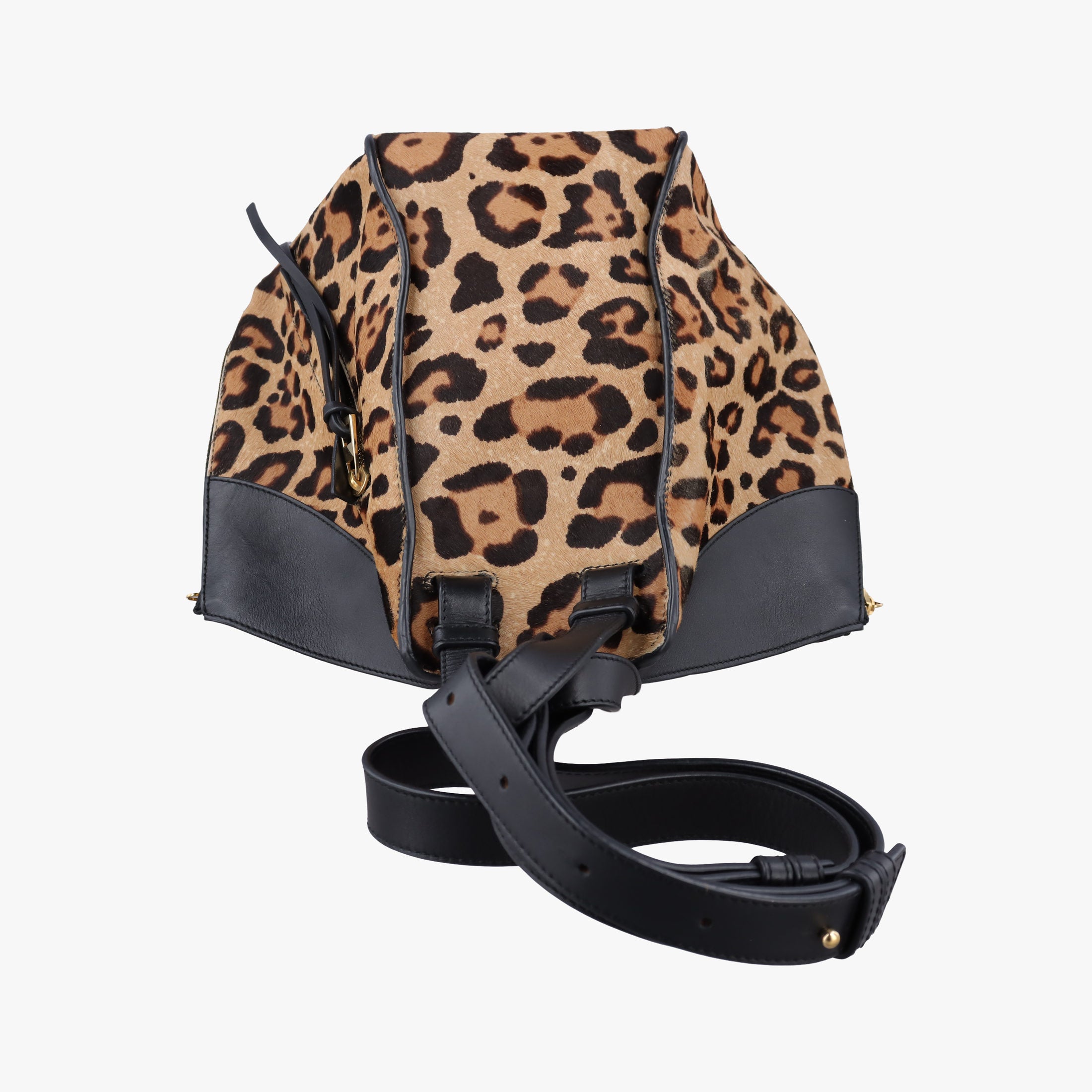 Pre-owned Loewe Hammock Brown x Multicolour ponyhair  shoulderbag | stylenewstar