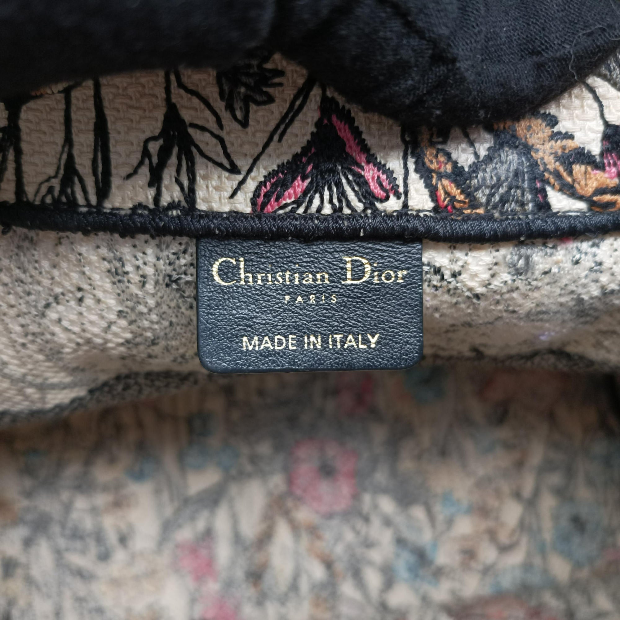 Secondhand Christian Dior Book Tote Multicolour Jacquard  handbag | stylenewstar