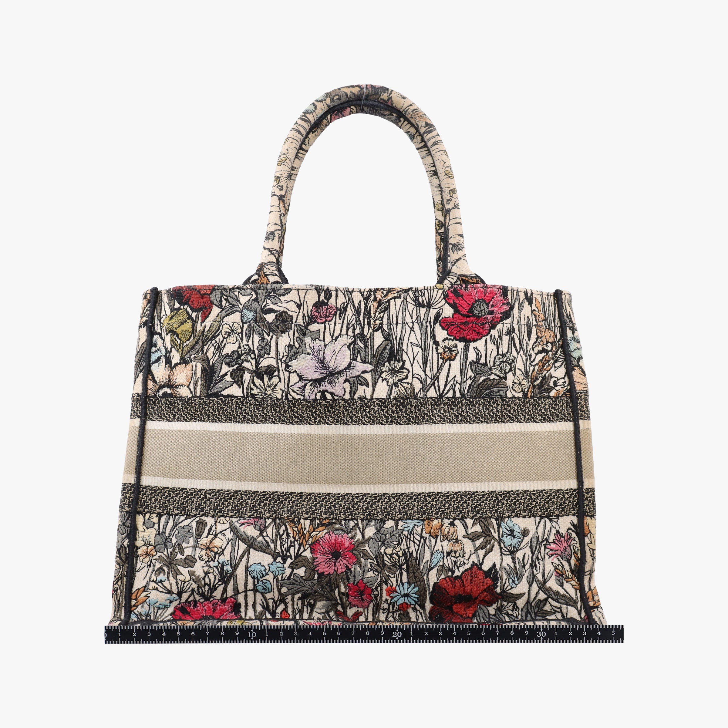 Secondhand Christian Dior Book Tote Multicolour Jacquard  handbag | stylenewstar