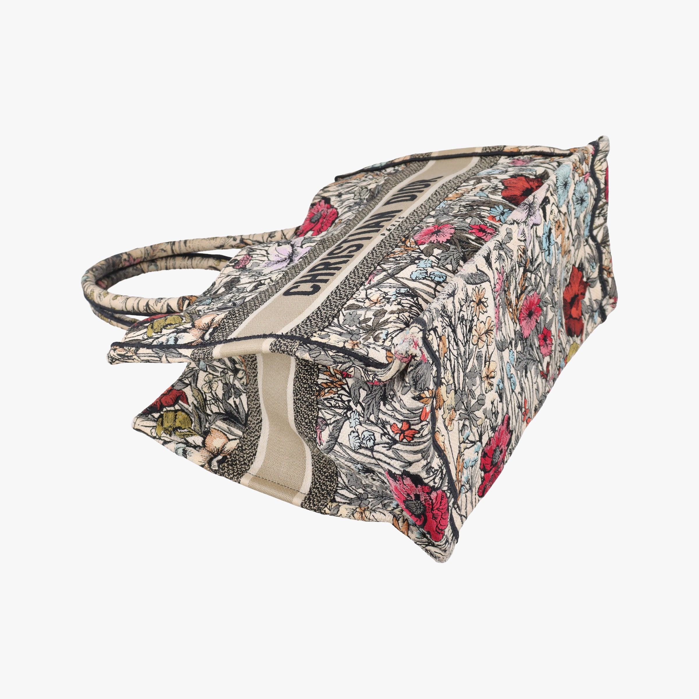 Secondhand Christian Dior Book Tote Multicolour Jacquard  handbag | stylenewstar