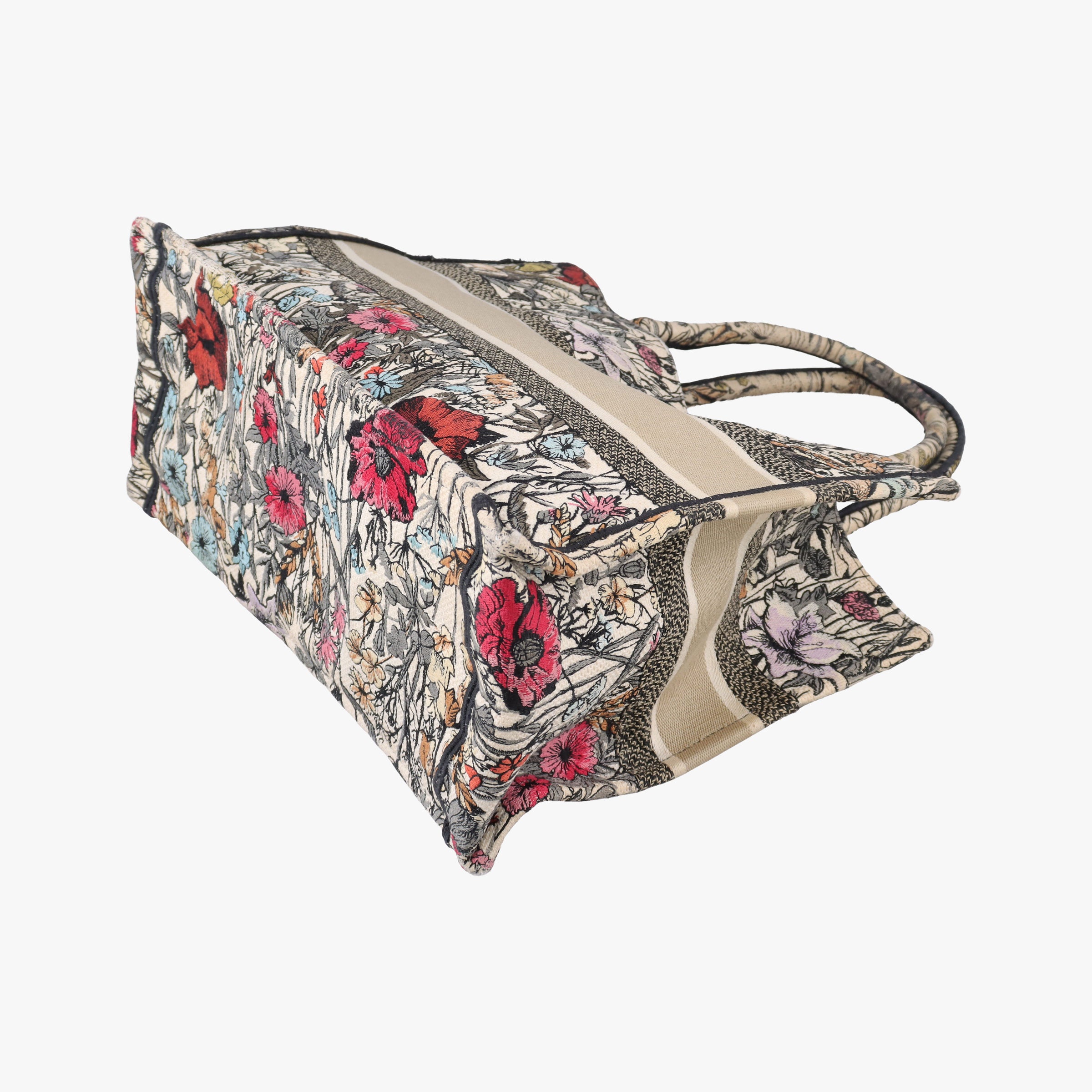 Secondhand Christian Dior Book Tote Multicolour Jacquard  handbag | stylenewstar
