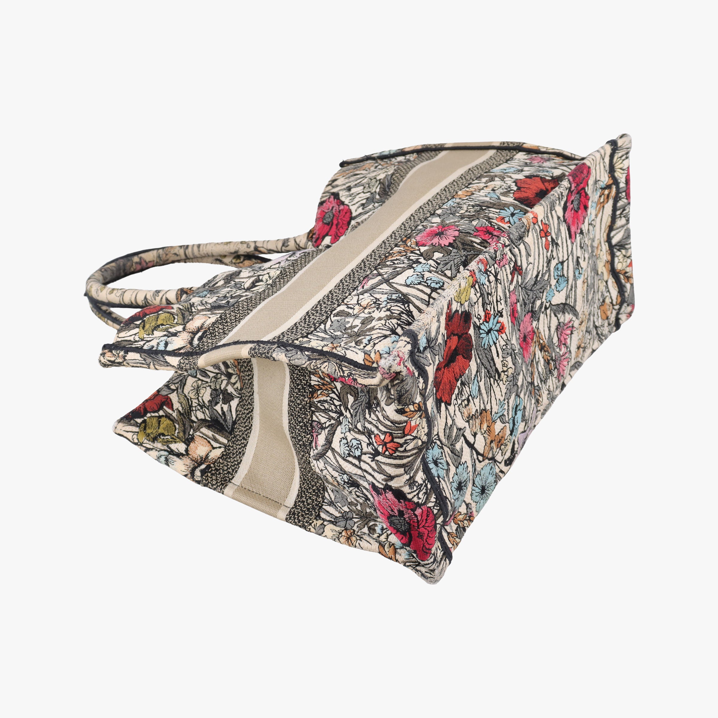 Secondhand Christian Dior Book Tote Multicolour Jacquard  handbag | stylenewstar