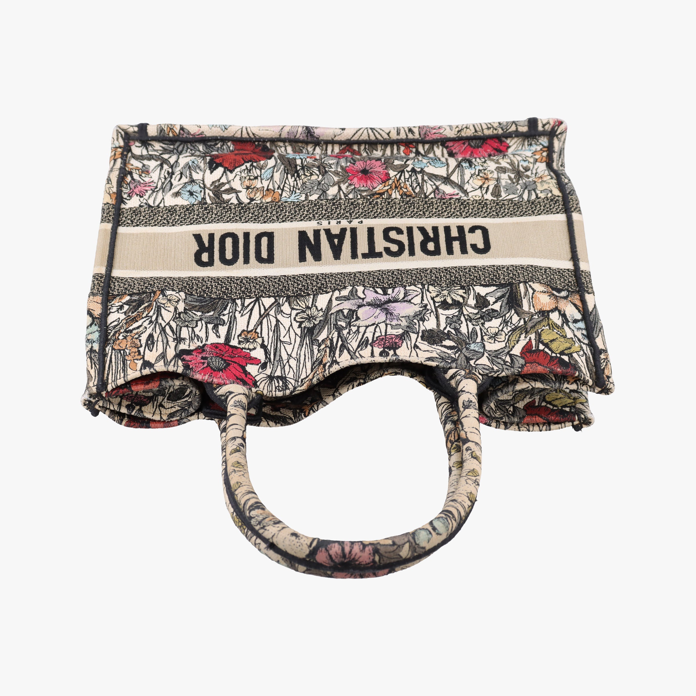 Secondhand Christian Dior Book Tote Multicolour Jacquard  handbag | stylenewstar