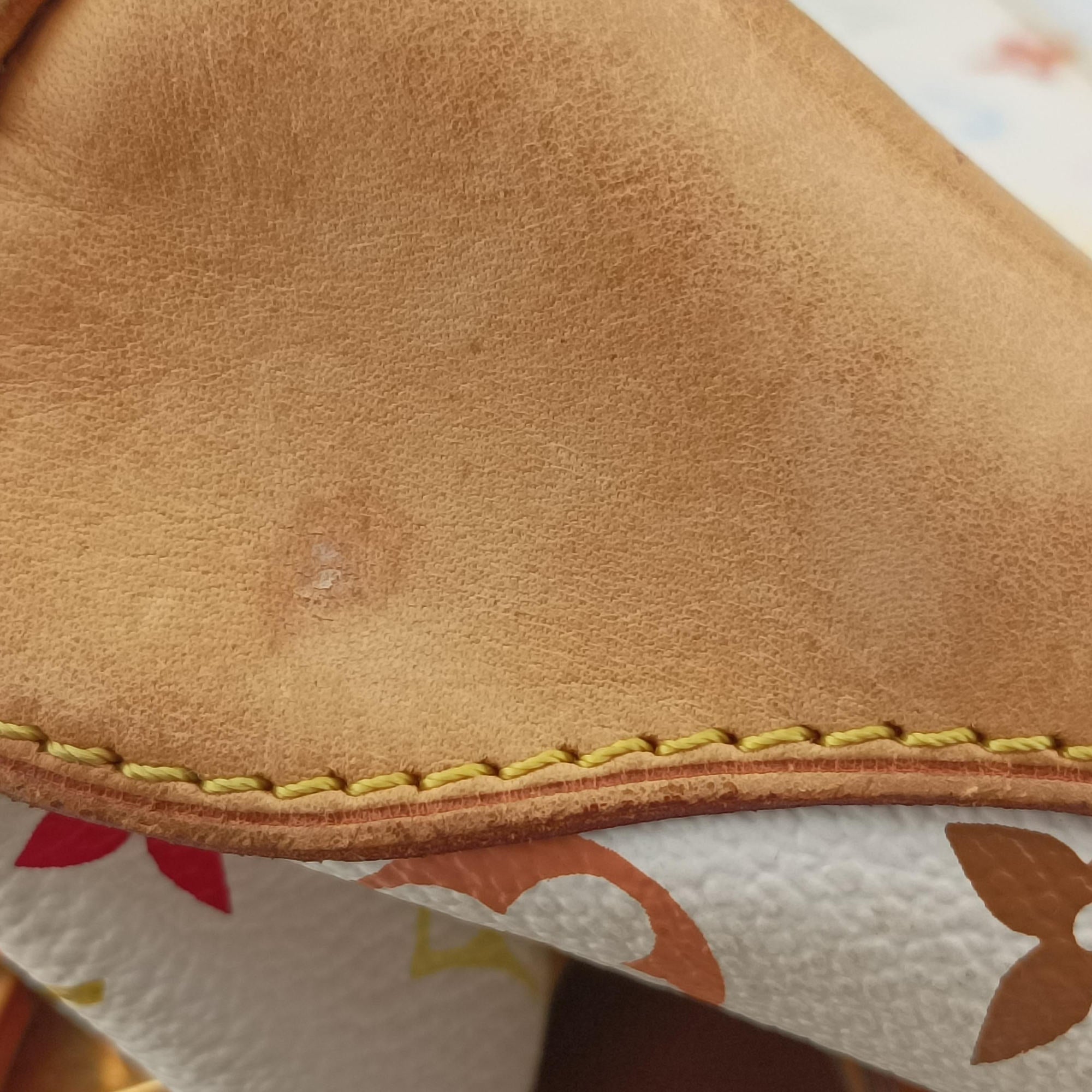 Vintage Louis Vuitton CLAUDIA white Monogram Multicolor M40193 shoulderbag | stylenewstar