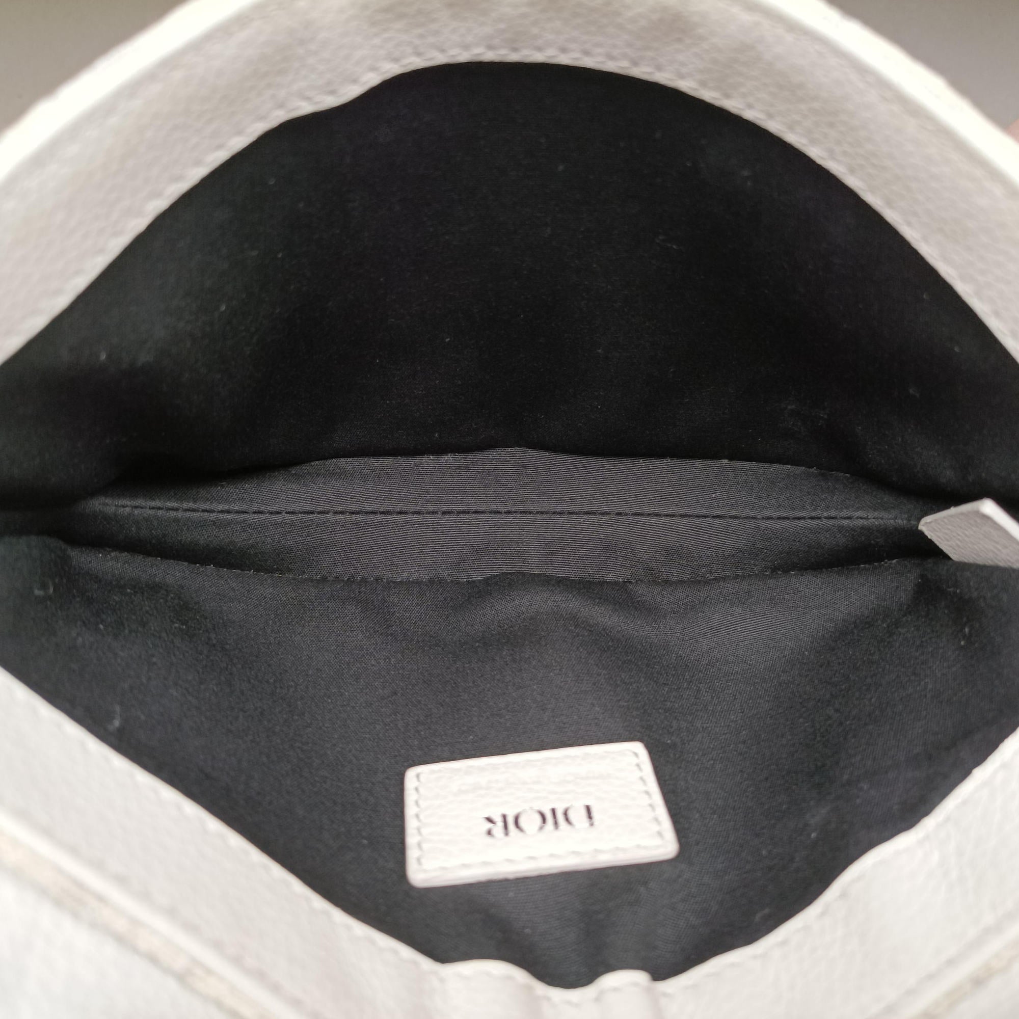 Vintage Christian Dior Saddle White Jacquard × Leather  bum bag/waist bag | stylenewstar