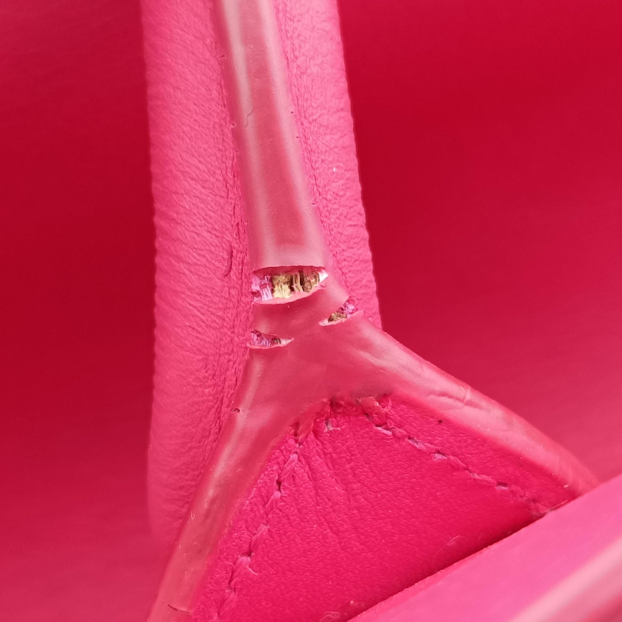 Pre-owned Yves Saint Laurent SAC DE JOUR Rose Leather 324823 handbag | stylenewstar