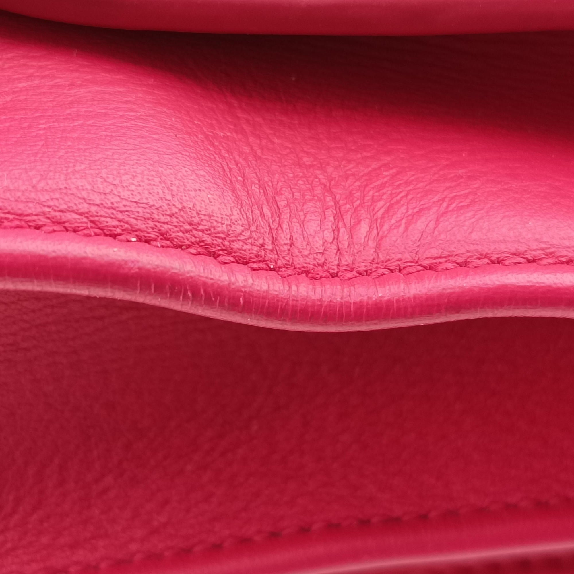 Pre-owned Yves Saint Laurent SAC DE JOUR Rose Leather 324823 handbag | stylenewstar