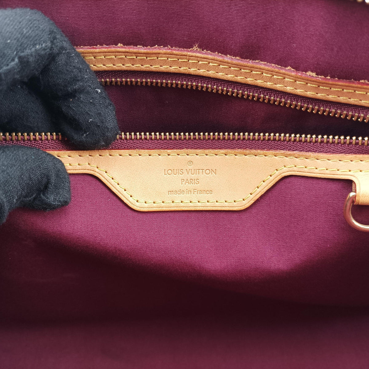 Pre-owned Louis Vuitton Brea MM AMARANTE Vernis M91619 shoulderbag | stylenewstar