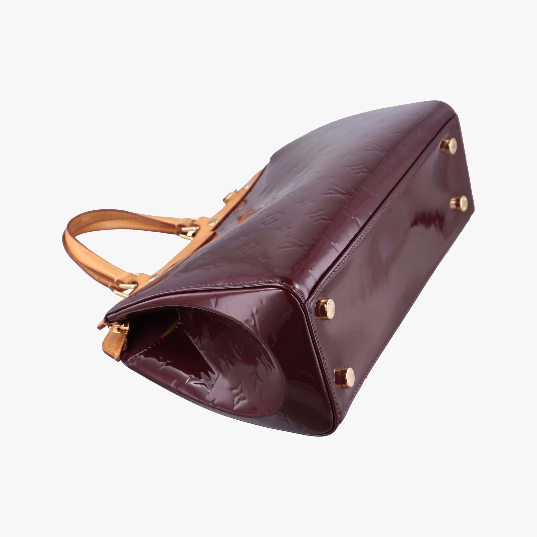 Pre-owned Louis Vuitton Brea MM AMARANTE Vernis M91619 shoulderbag | stylenewstar