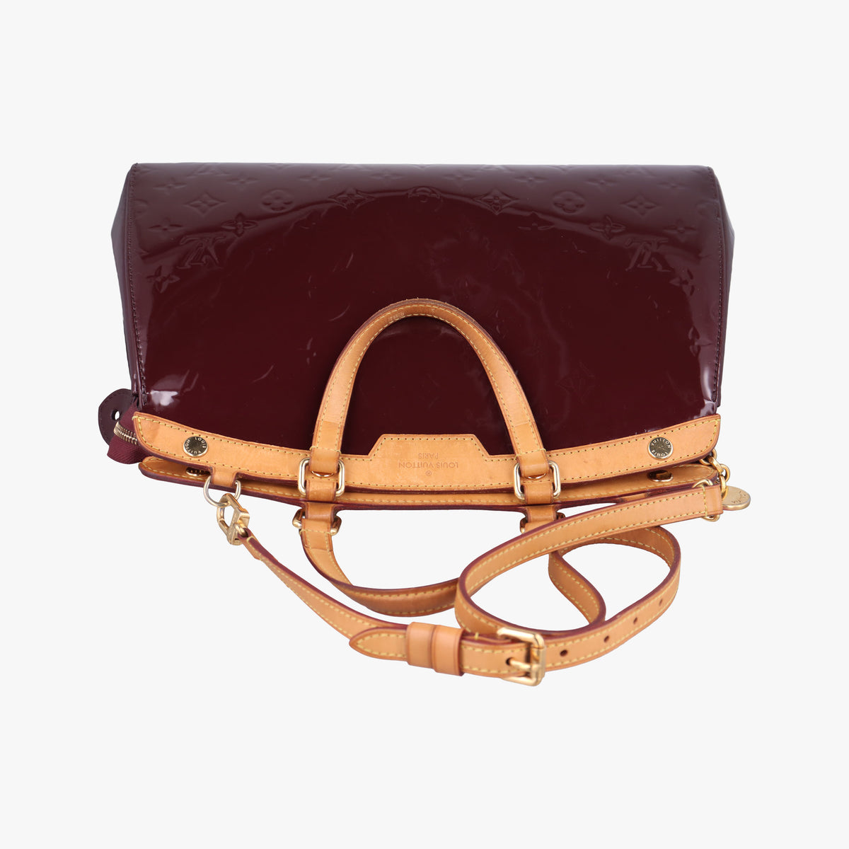 Pre-owned Louis Vuitton Brea MM AMARANTE Vernis M91619 shoulderbag | stylenewstar