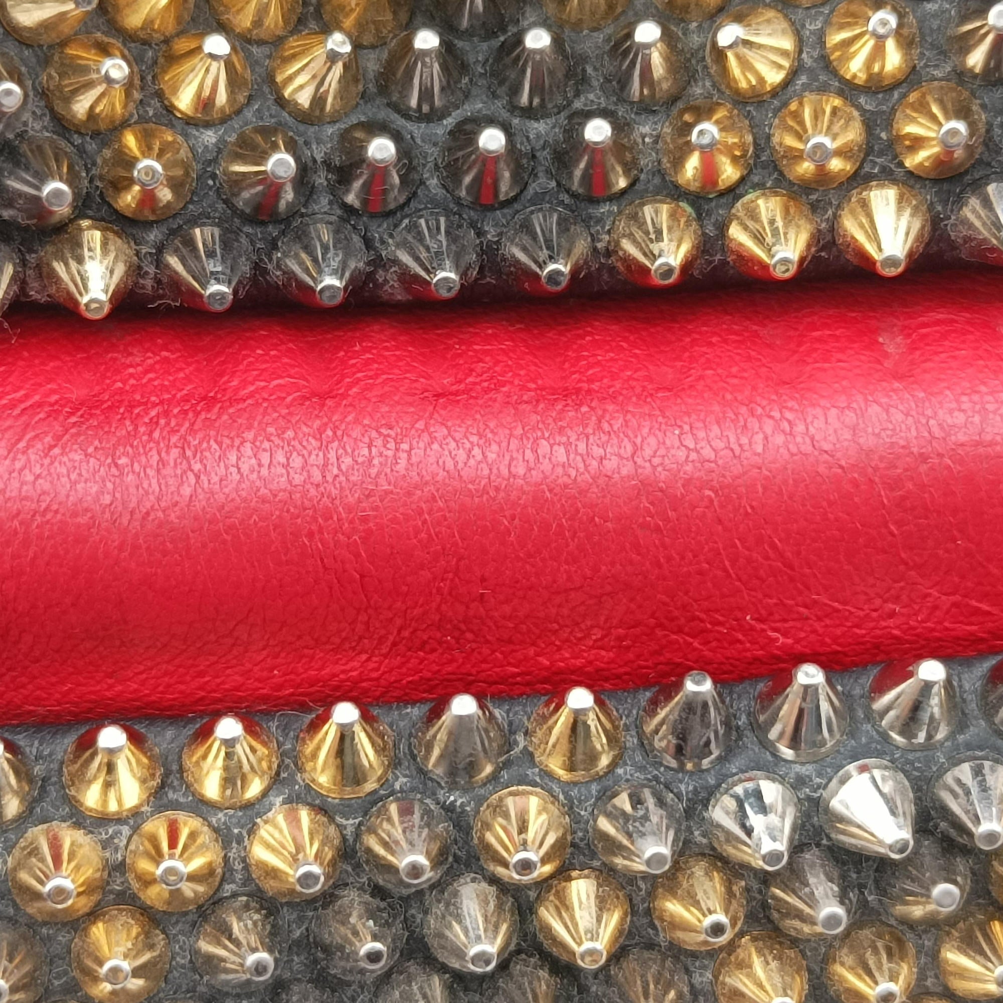Vintage Christian Louboutin Piloutin Black×Leopard Print Leather  shoulderbag | stylenewstar