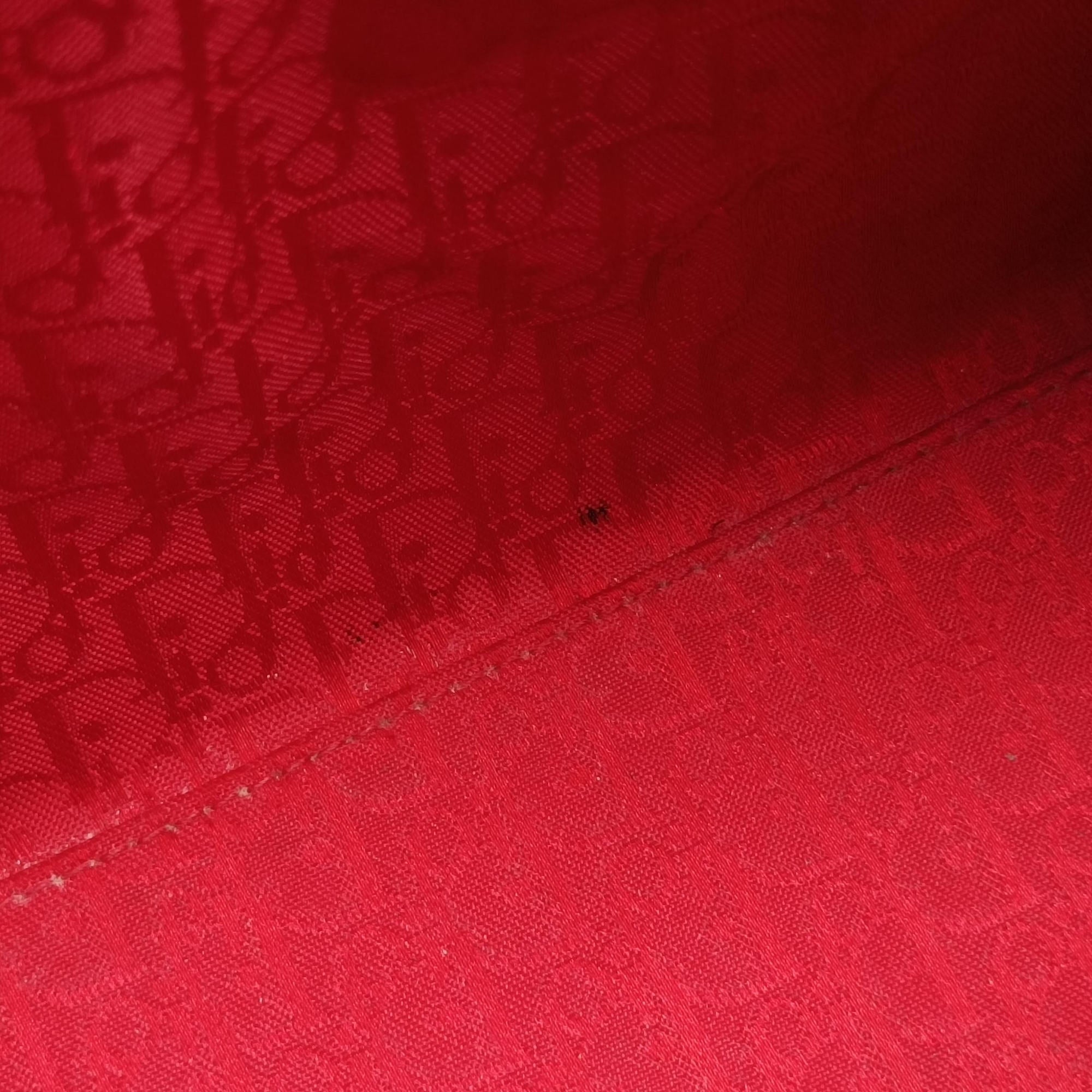 Vintage Christian Dior Lady Dior Red patent  shoulderbag | stylenewstar