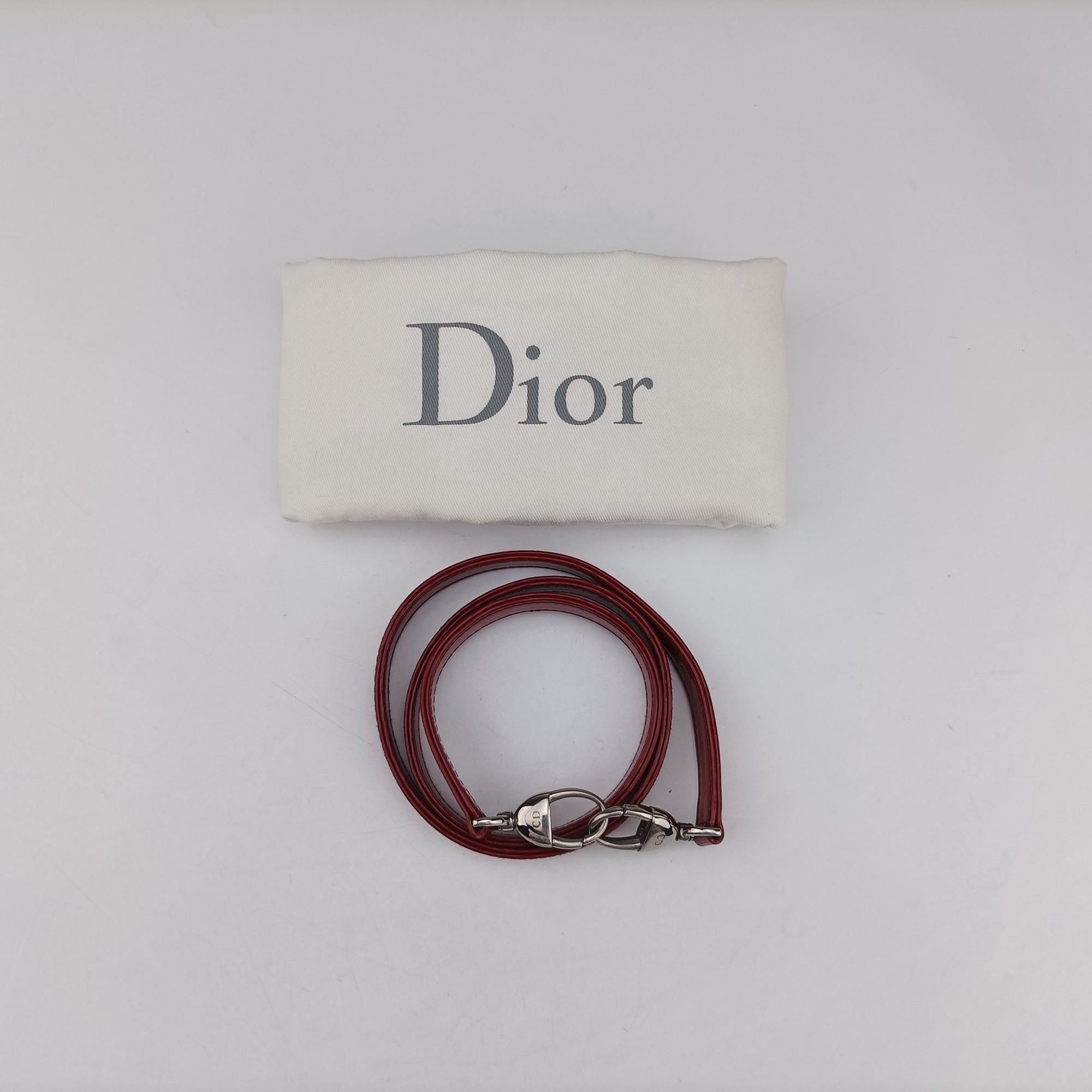 Vintage Christian Dior Lady Dior Red patent  shoulderbag | stylenewstar