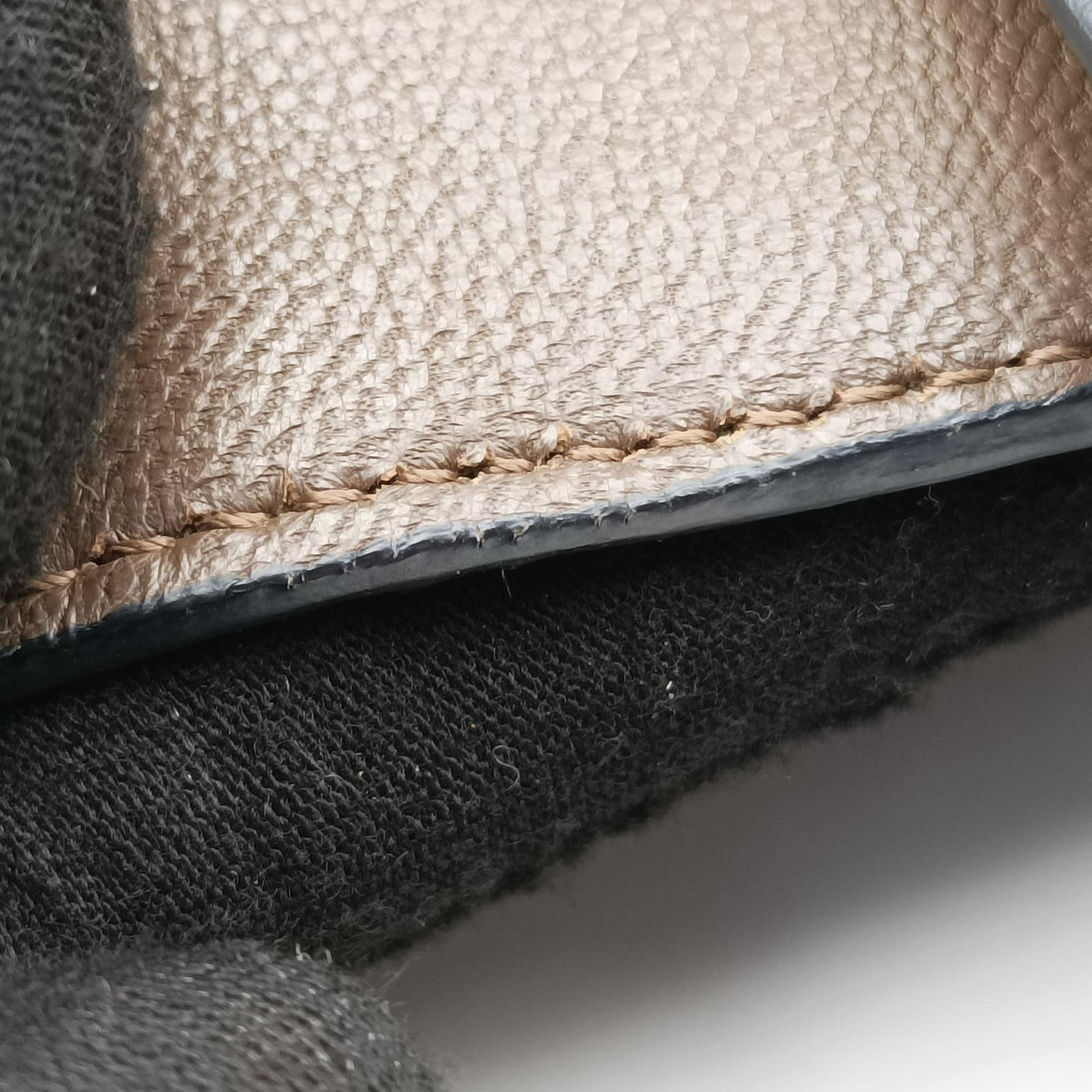 Pre-owned Celine Trapeze Brown × Black ×Beige Snakeskin × Leather  shoulderbag | stylenewstar