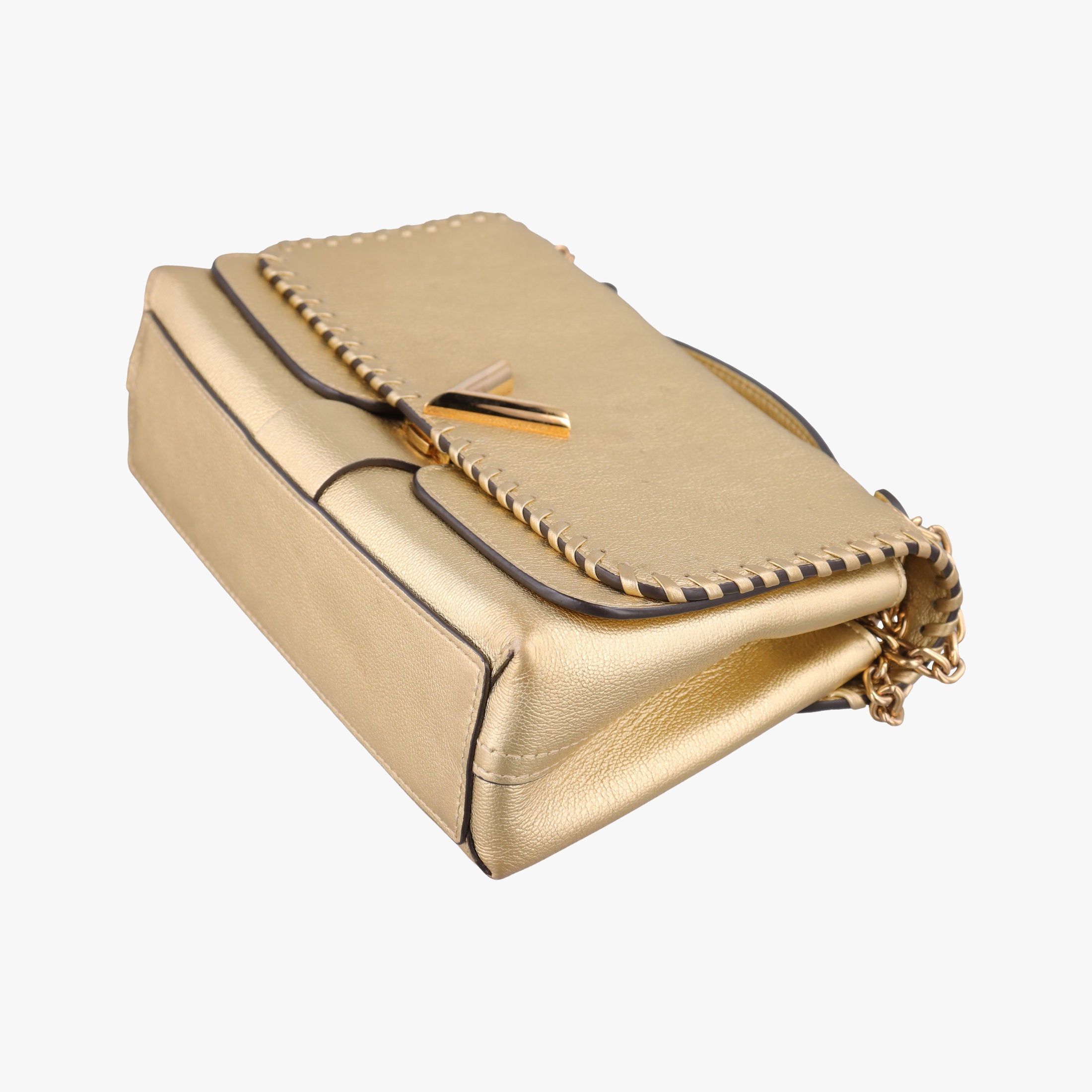 Pre-owned Louis Vuitton Very Chain Golden Leather M43202 shoulderbag | stylenewstar