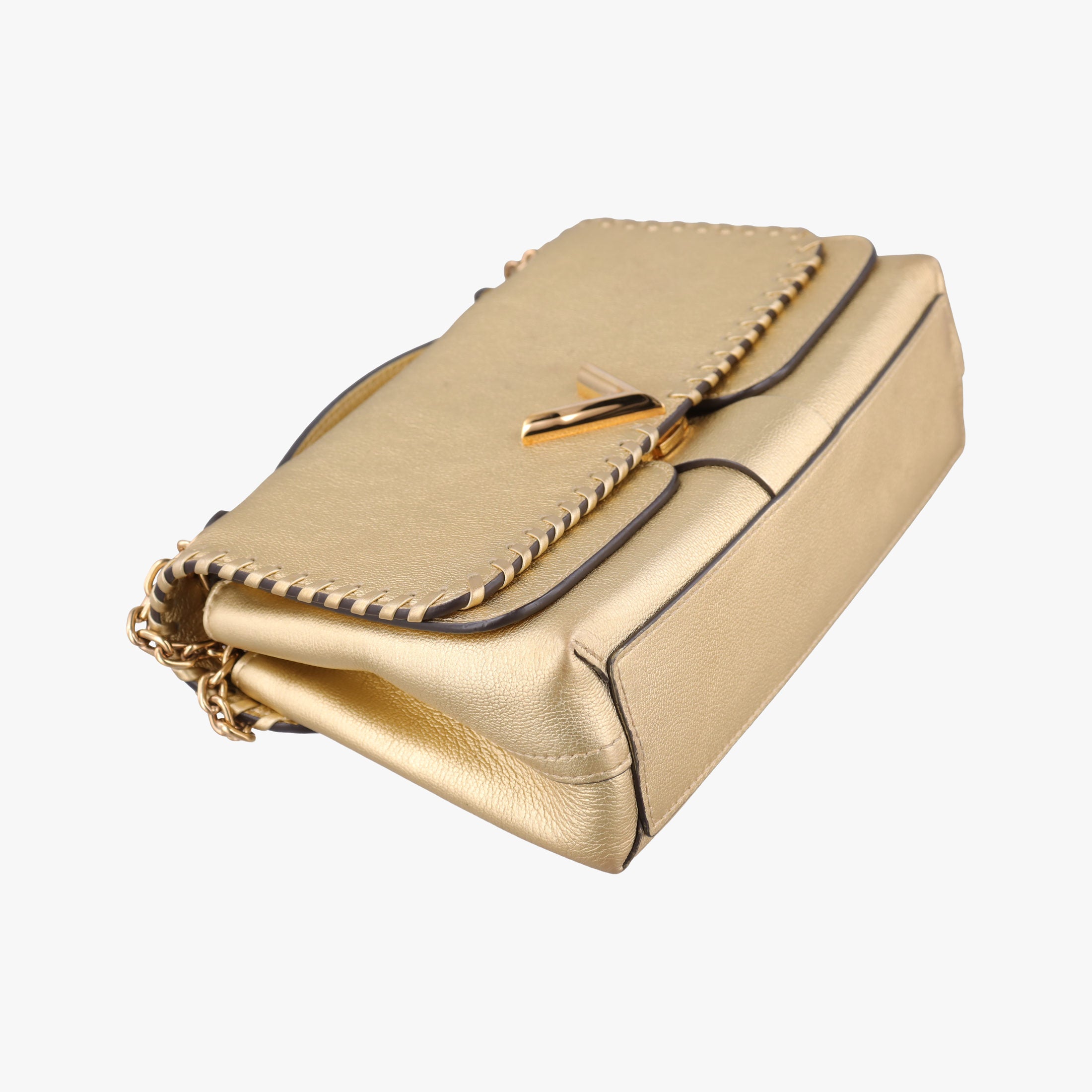 Pre-owned Louis Vuitton Very Chain Golden Leather M43202 shoulderbag | stylenewstar