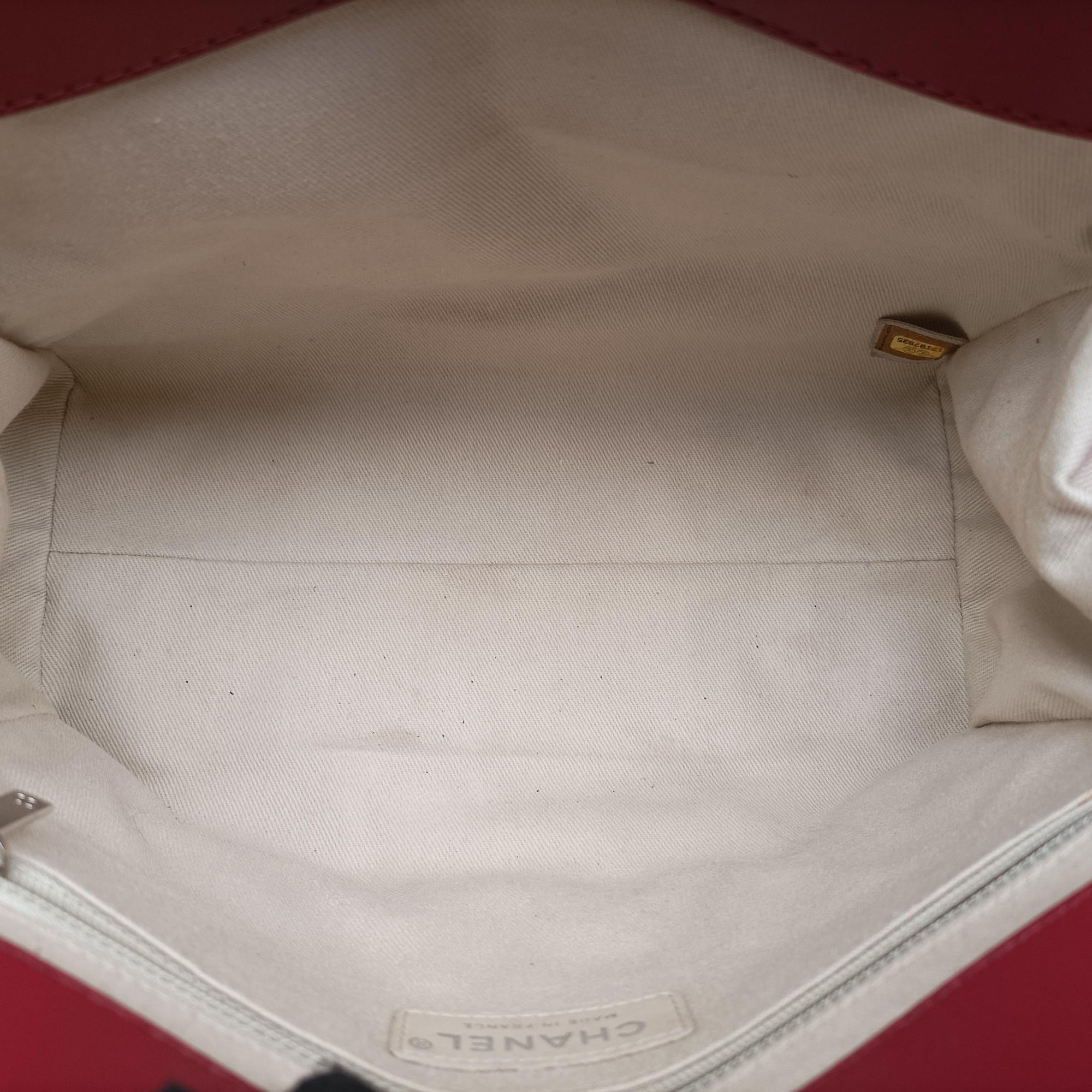 Pre-owned Chanel Matelasse Cocomark GST Red Patent A65734 shoulderbag | stylenewstar