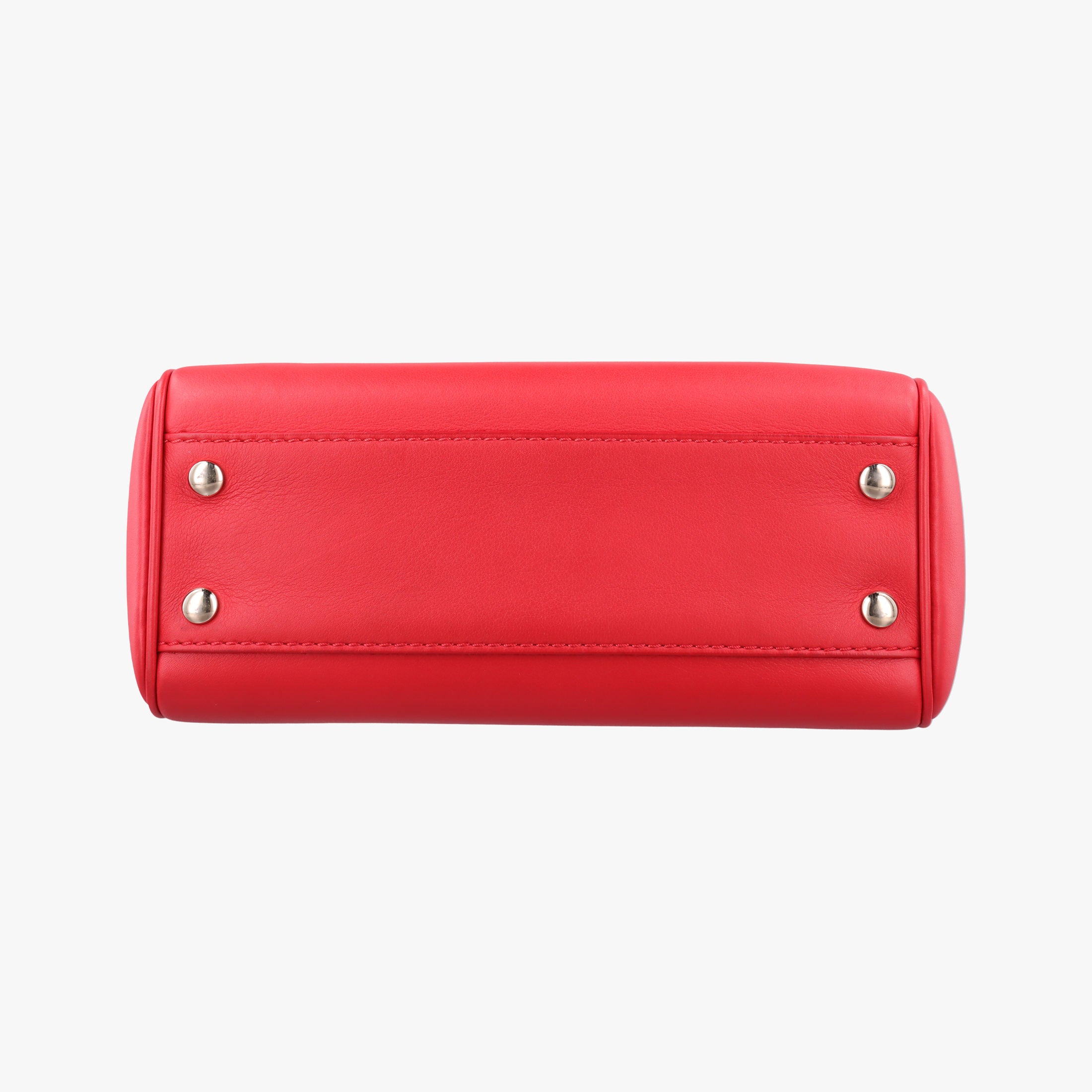 Pre-owned VERSACE Palazzo Empire Red Leather  shoulderbag | stylenewstar