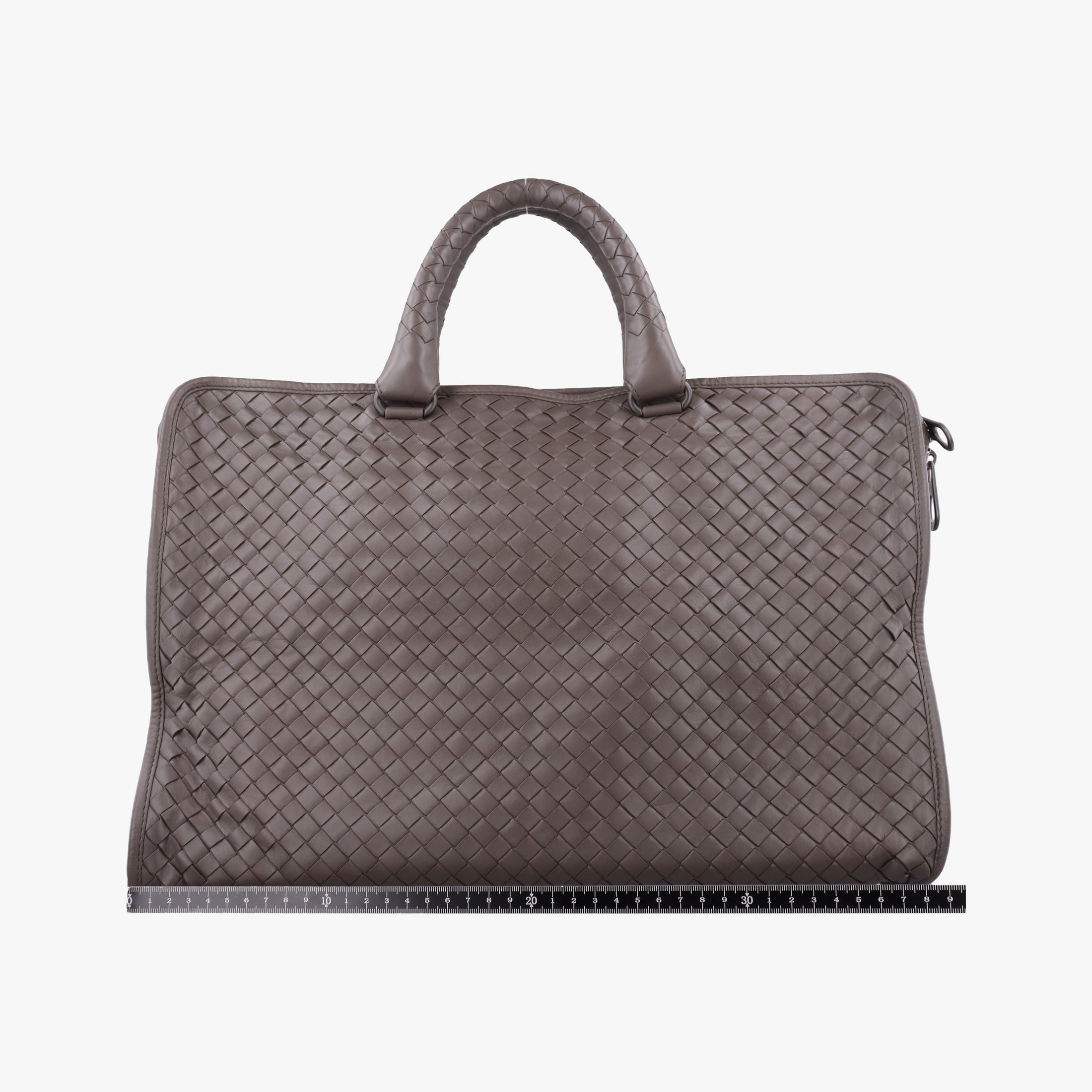 Pre-owned Bottega Veneta Intrecciato Brown lambskin  handbag | stylenewstar