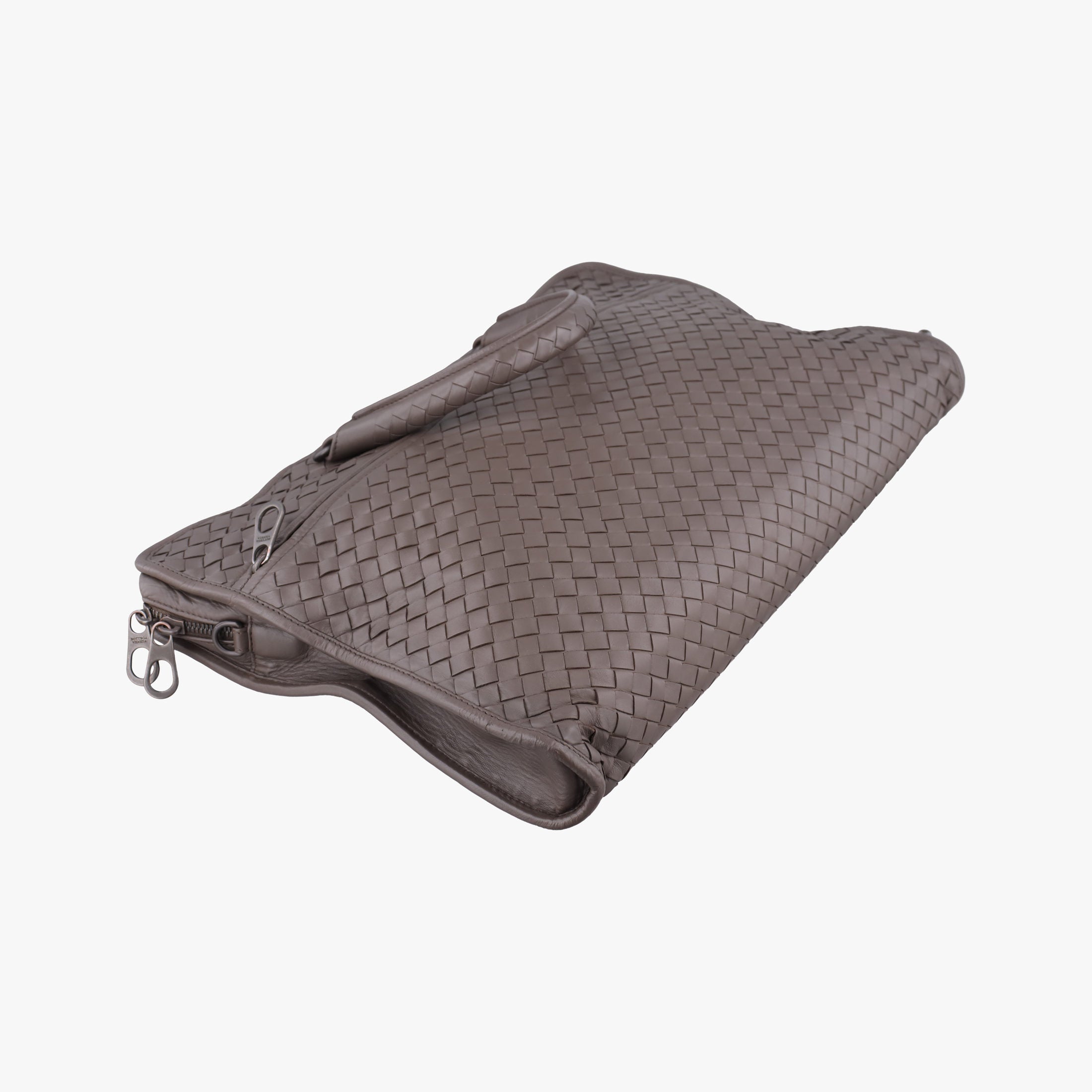 Pre-owned Bottega Veneta Intrecciato Brown lambskin  handbag | stylenewstar