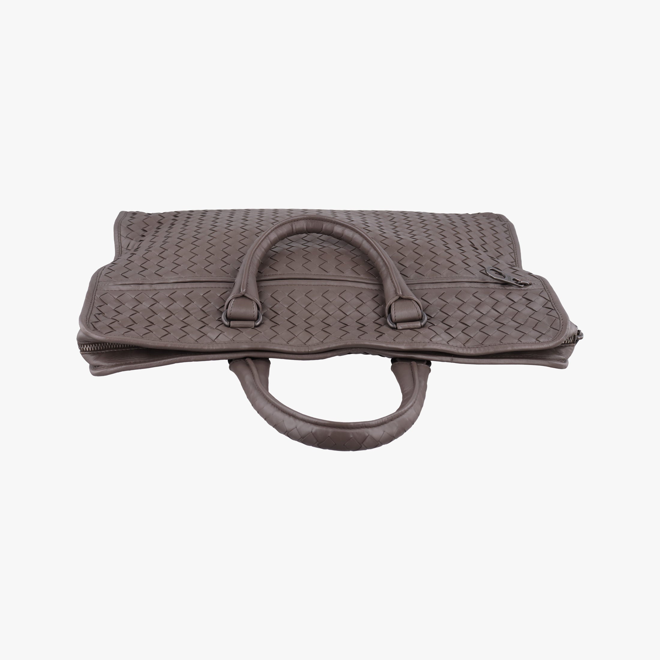 Pre-owned Bottega Veneta Intrecciato Brown lambskin  handbag | stylenewstar