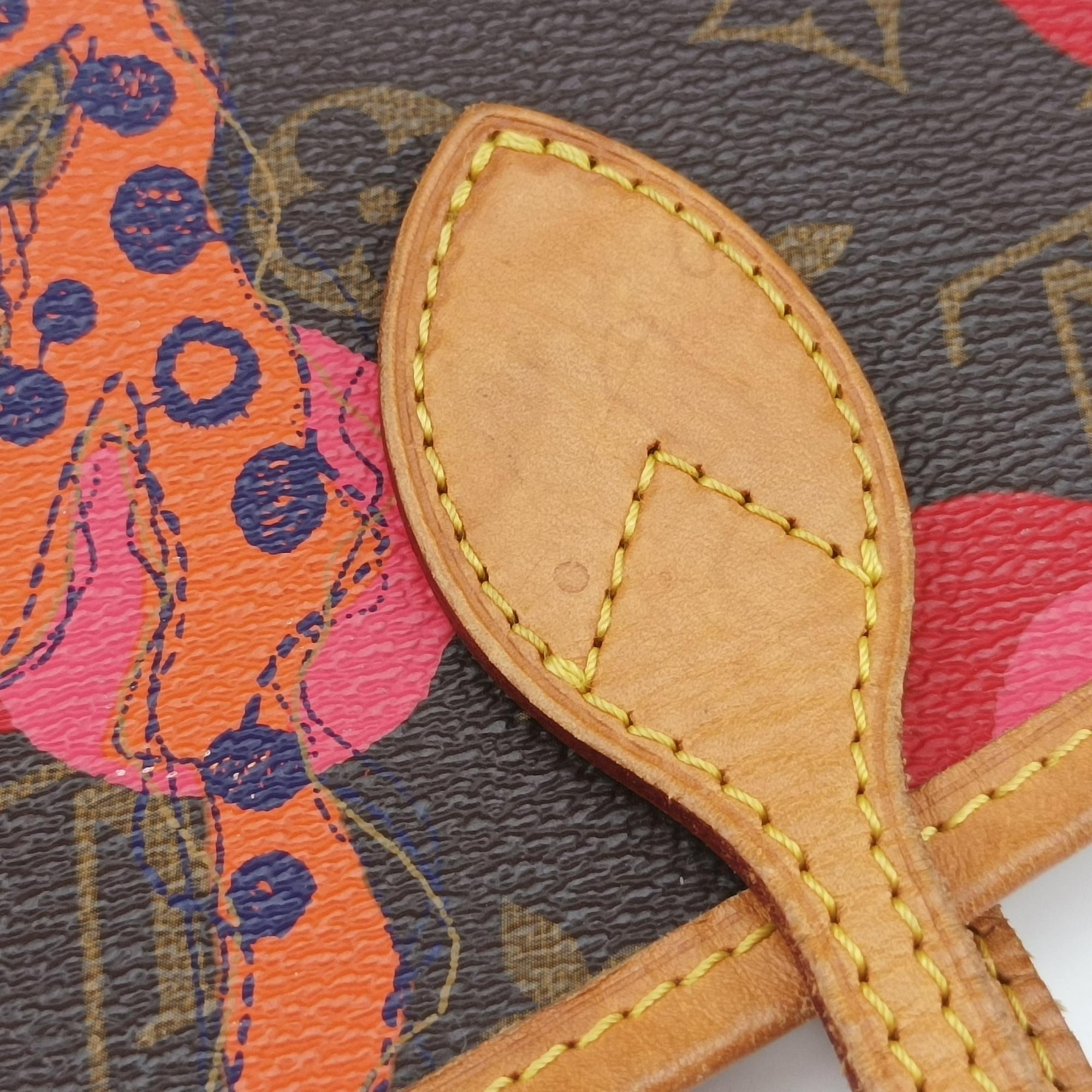 Pre-owned Louis Vuitton Neverfull MM brown×multi Monogram La Mage M41603 handbag | stylenewstar