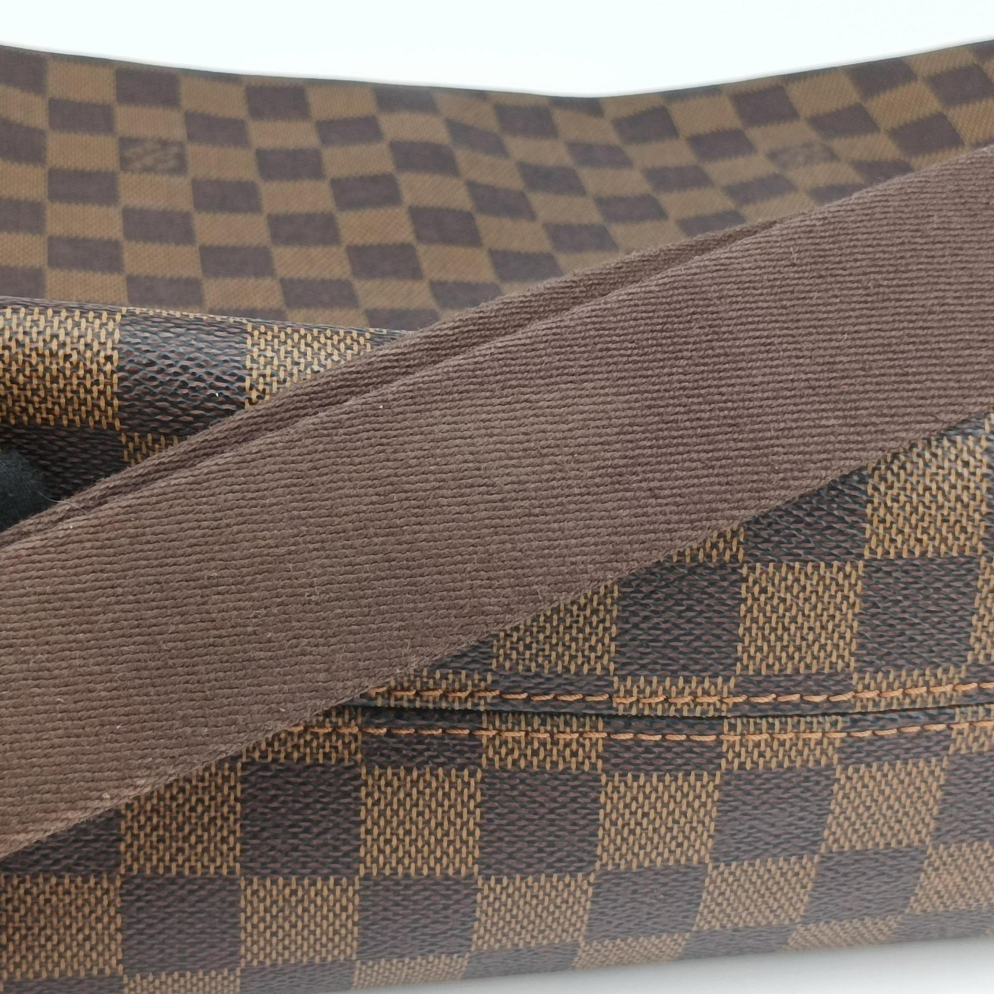 Pre-owned Louis Vuitton BROOKLYN MM EBENE Damier Canvas N51211 crossbodybag | stylenewstar