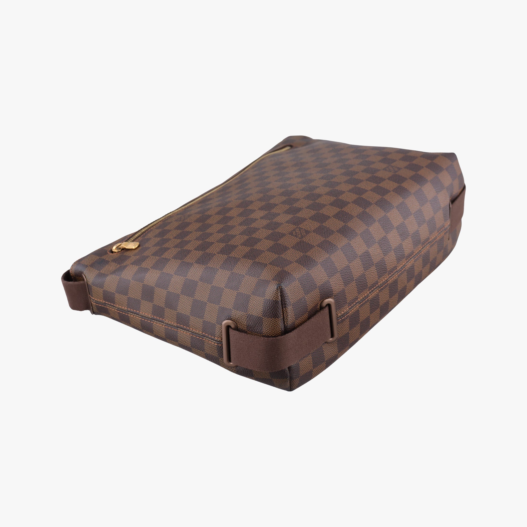 Pre-owned Louis Vuitton BROOKLYN MM EBENE Damier Canvas N51211 crossbodybag | stylenewstar