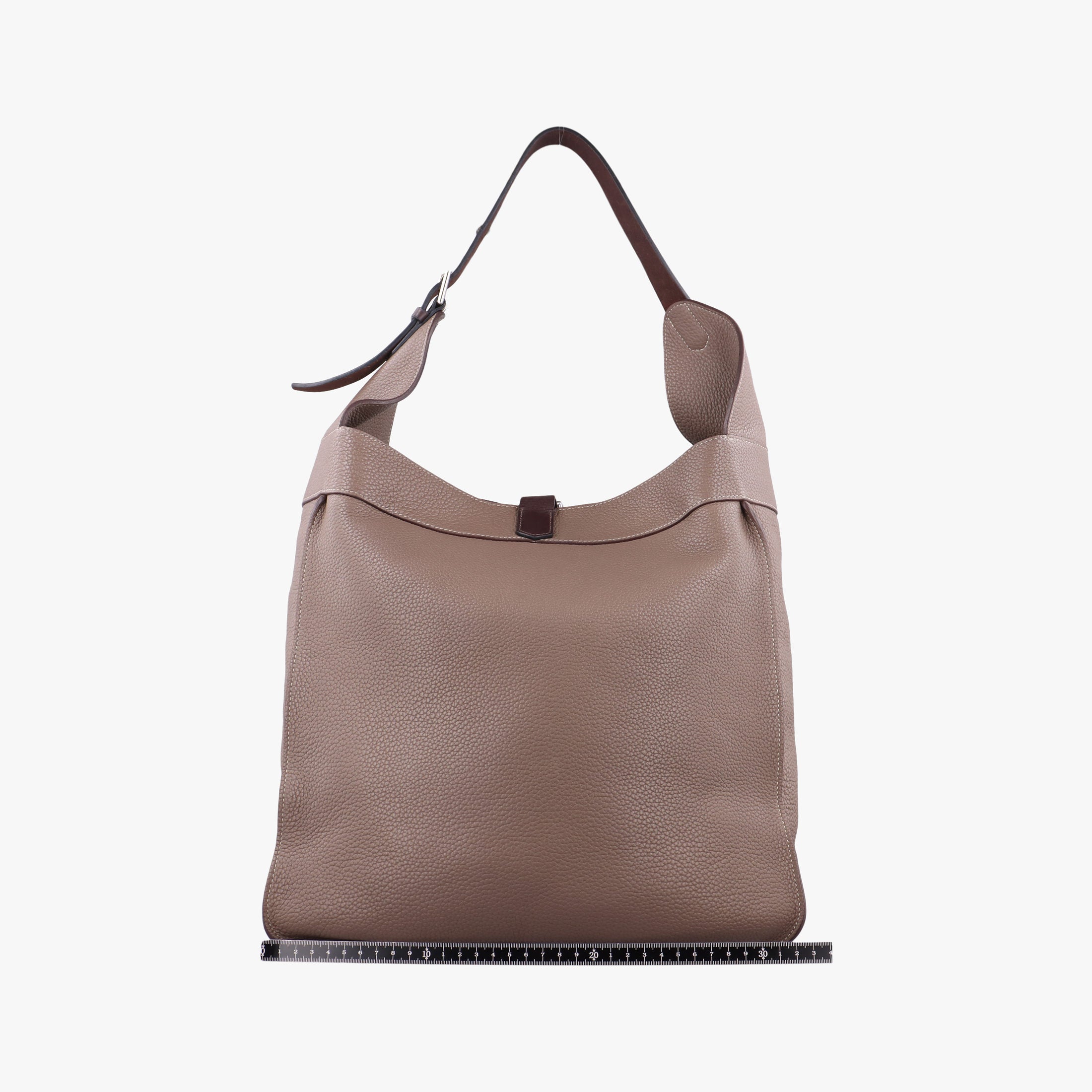 Vintage Hermes MarwariGM Etoupe Taurillon Clemence  shoulderbag | stylenewstar