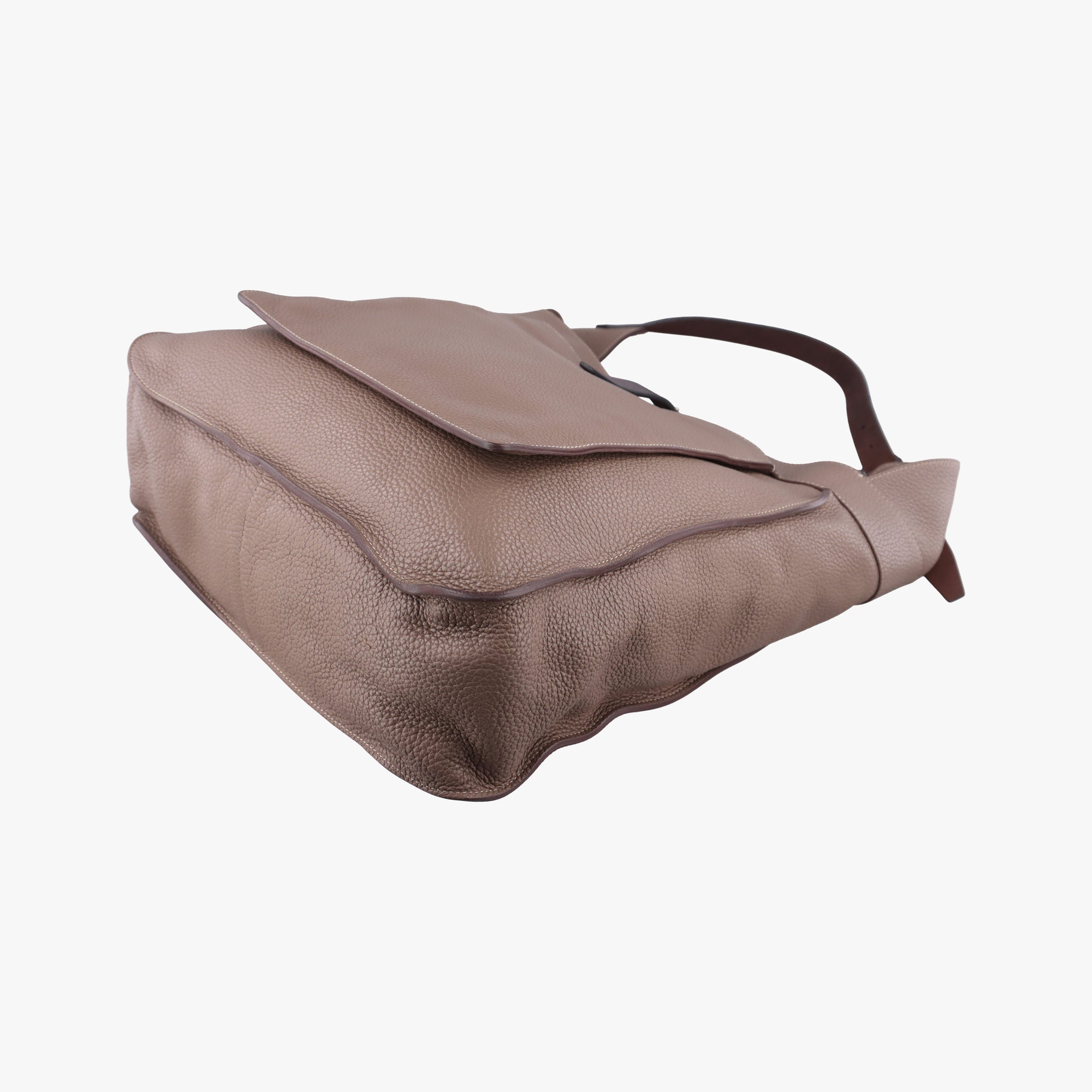 Vintage Hermes MarwariGM Etoupe Taurillon Clemence  shoulderbag | stylenewstar