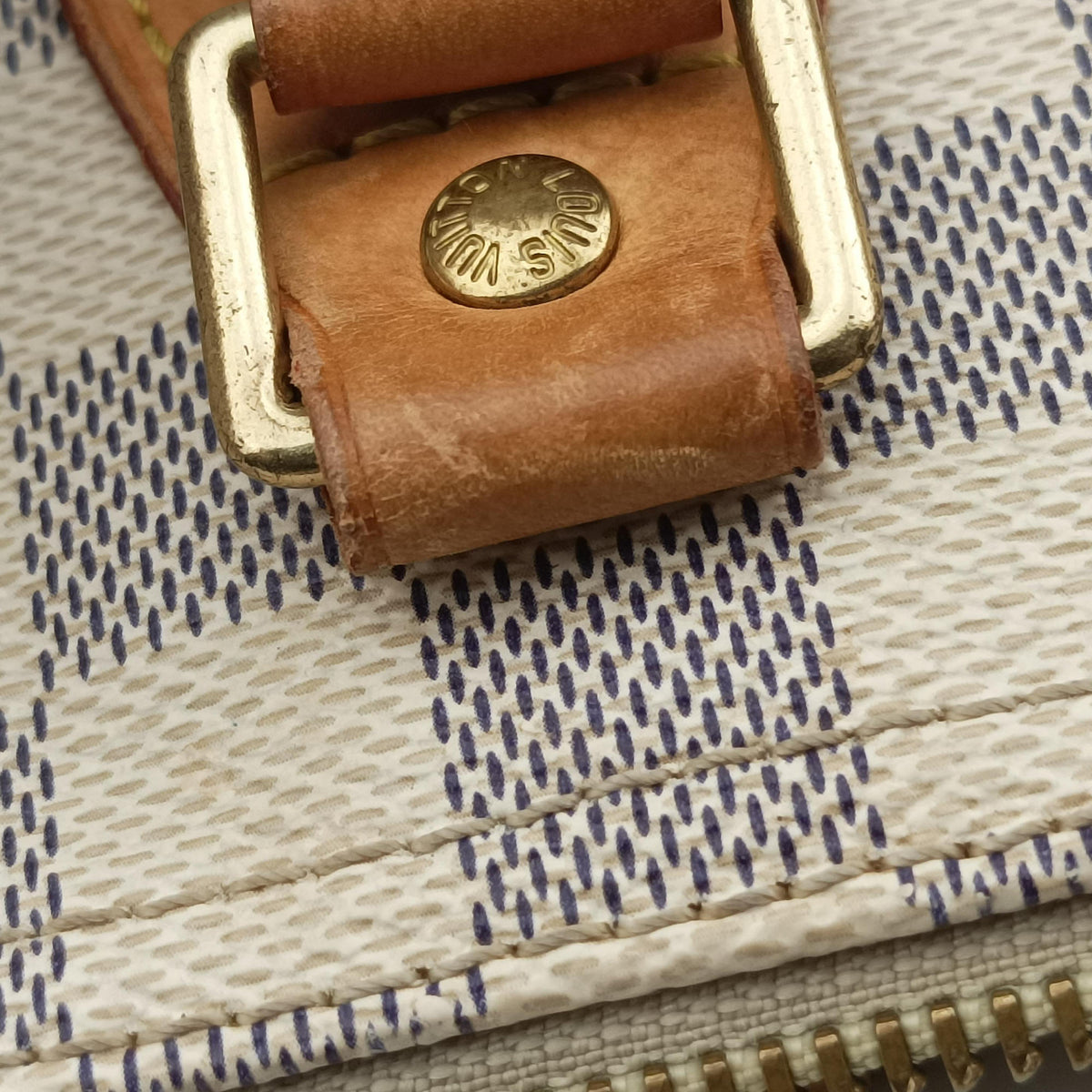 Pre-owned Louis Vuitton Speedy 25 AZUR Damier Canvas N41534 handbag | stylenewstar