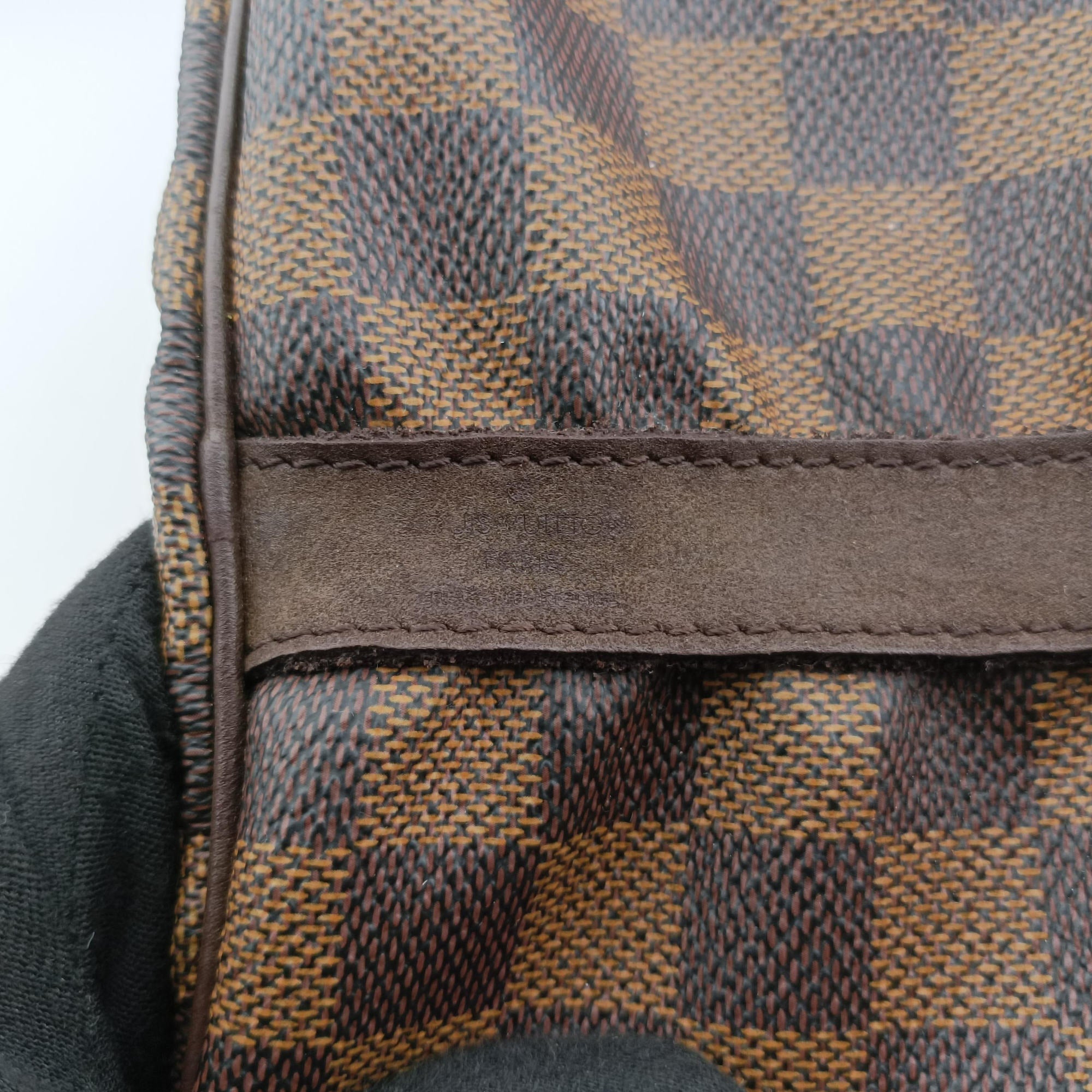 Pre-owned Louis Vuitton Keepall Bandouliere 55 EBENE Monogram Canvas N41414 shoulderbag | stylenewstar