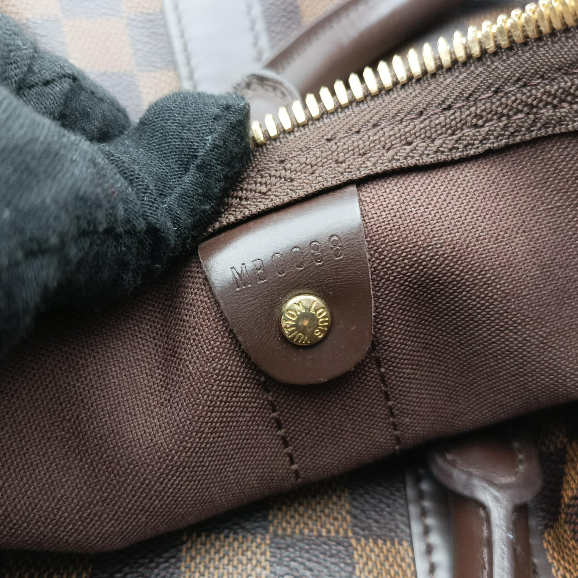 Pre-owned Louis Vuitton Keepall Bandouliere 55 EBENE Monogram Canvas N41414 shoulderbag | stylenewstar